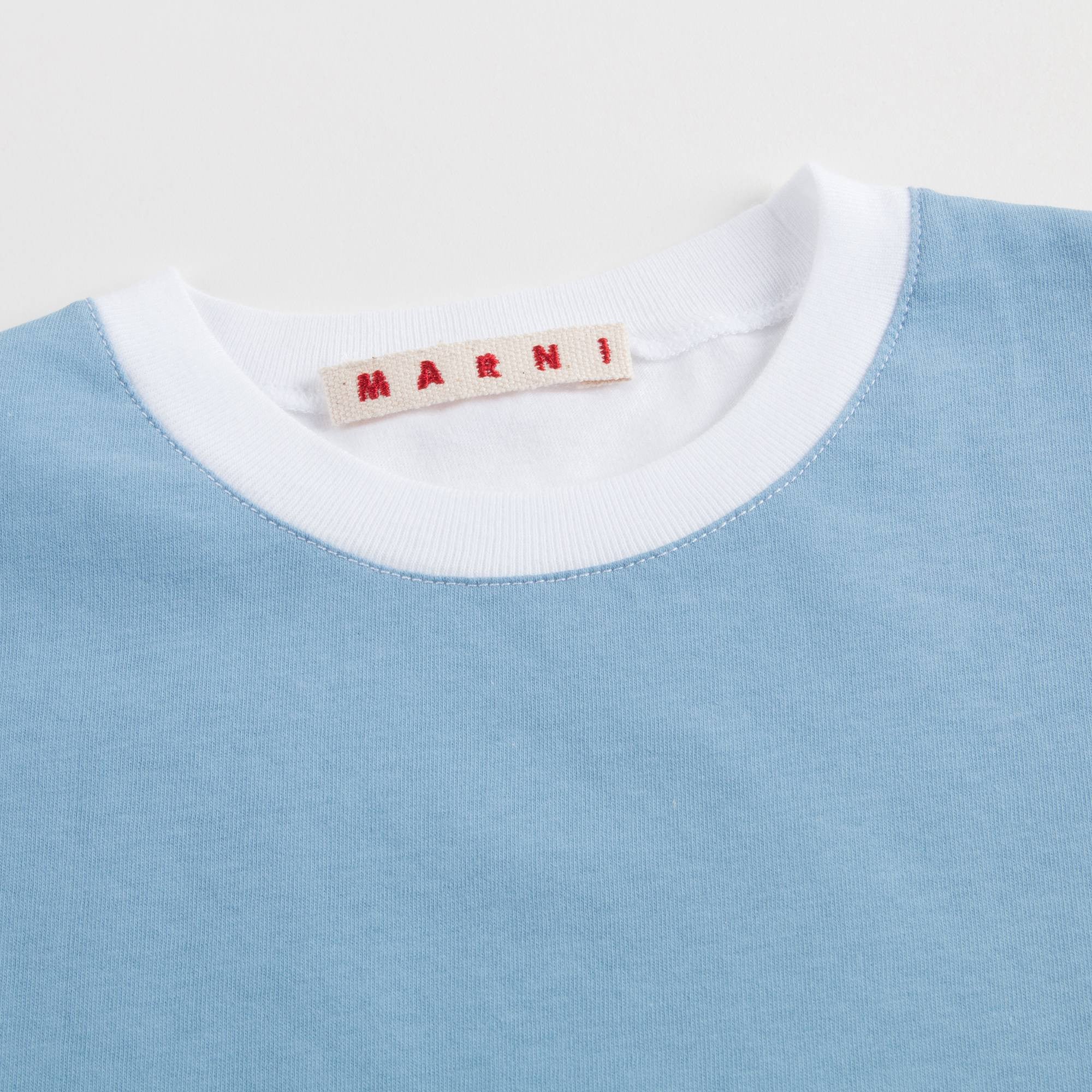Girls White Cotton T-shirt