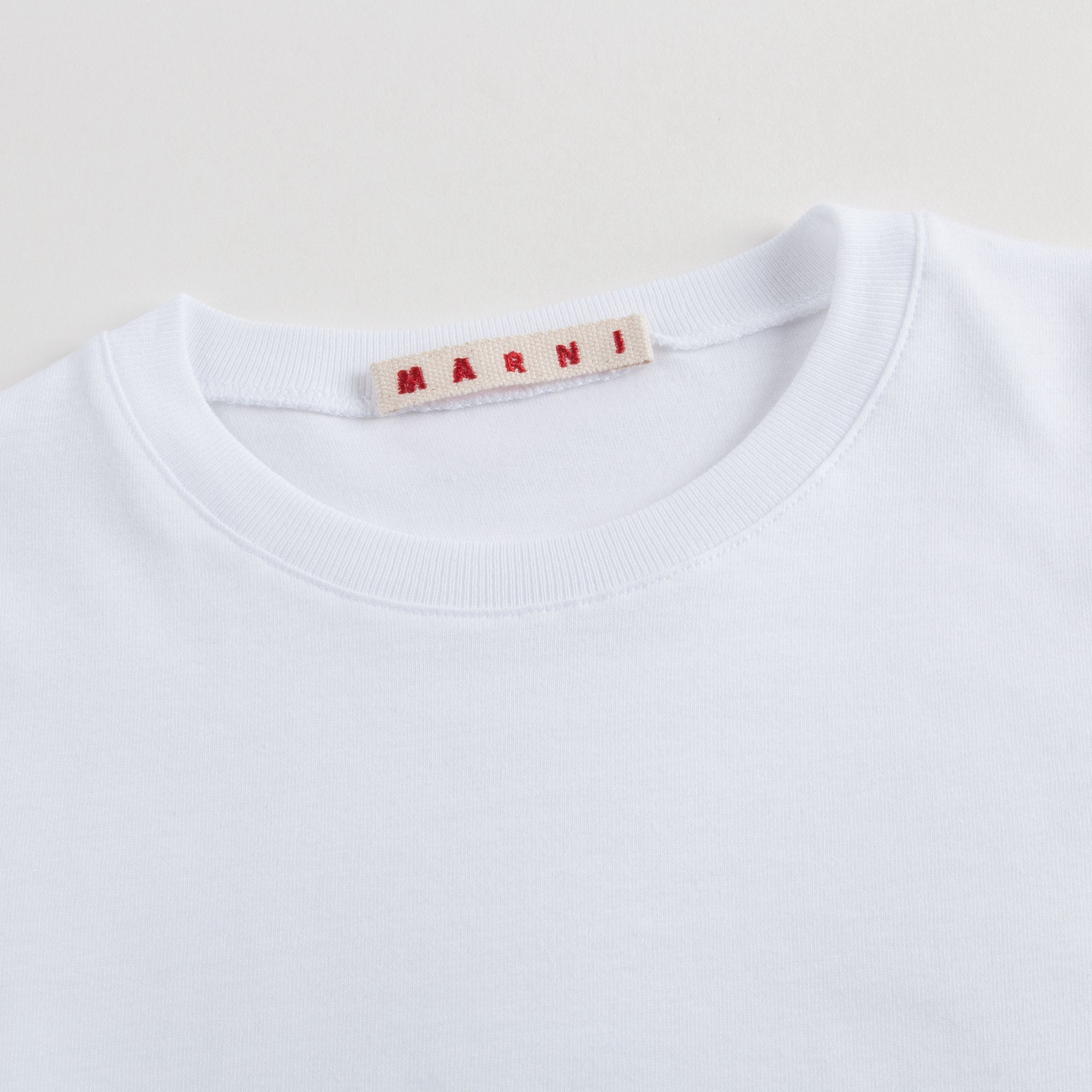 Girls White House Printed Cotton T-shirt