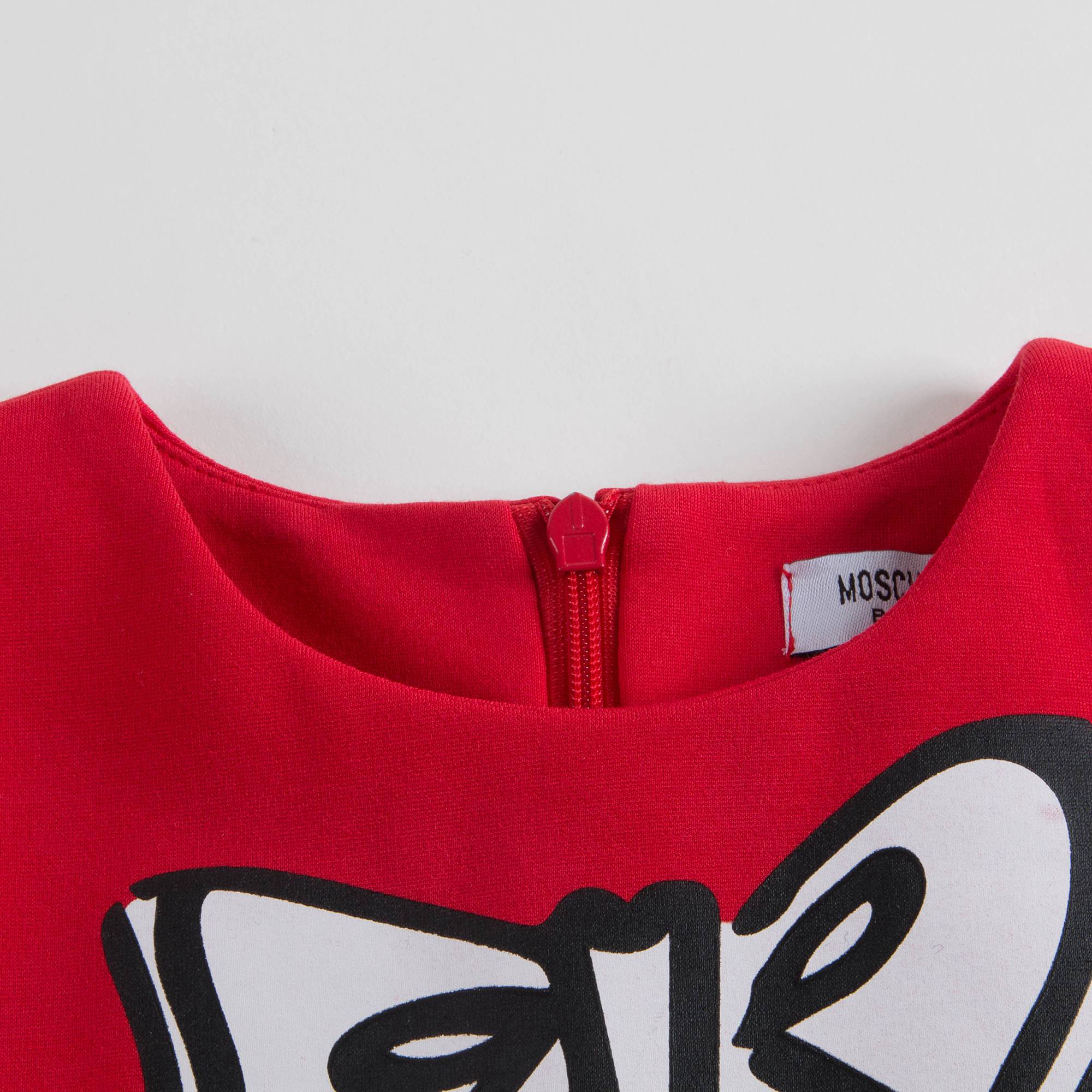 Baby Girls Poppy Red Cotton Dress