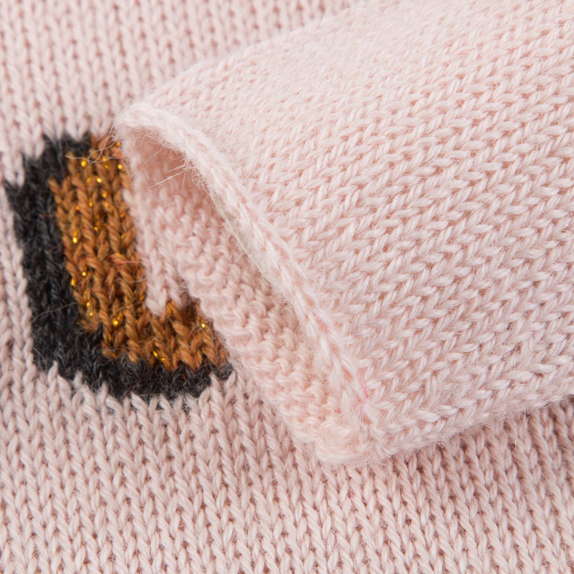 Baby Light Pink Love Alpaca Sweater