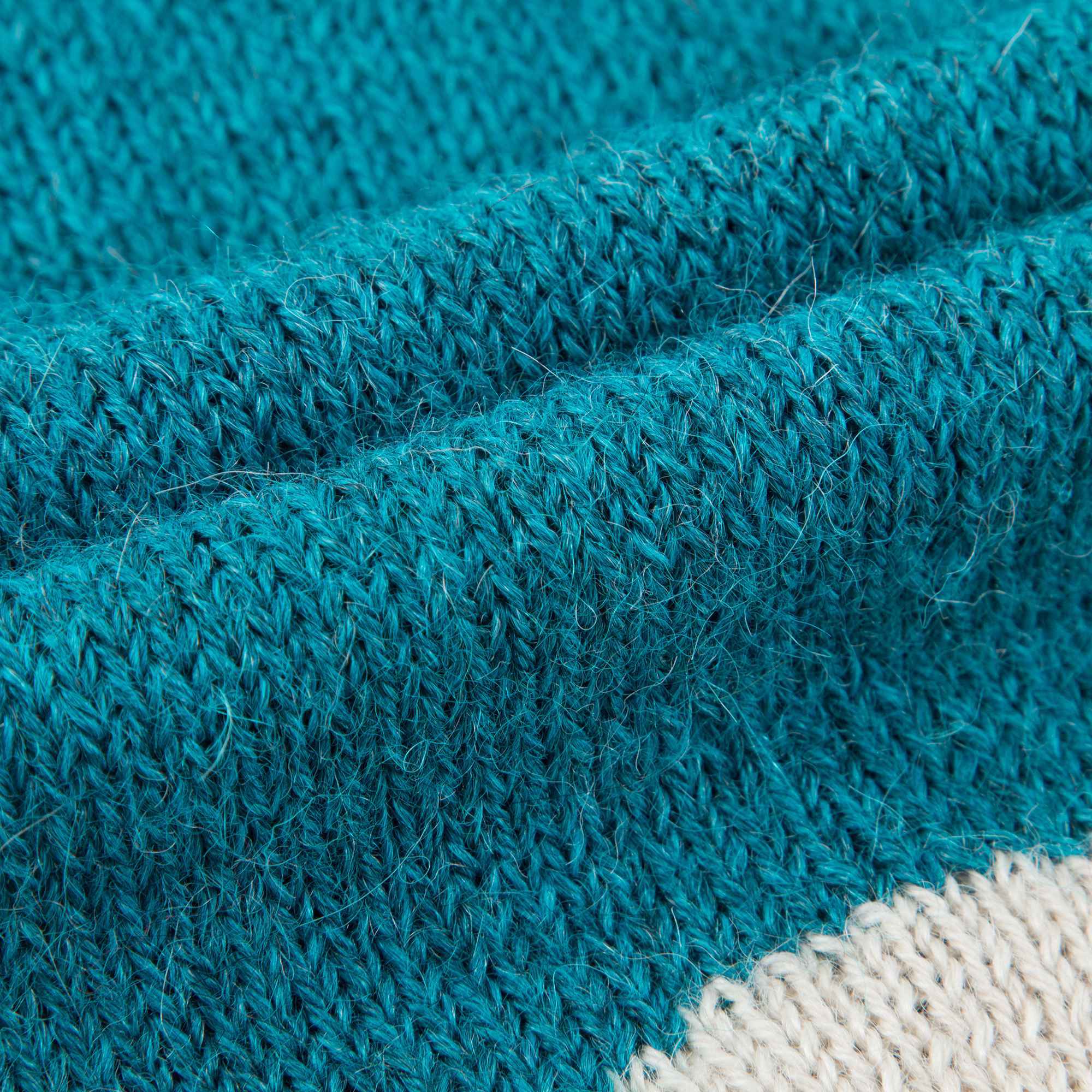 Baby Bay Blue Bunny Alpaca  Sweater