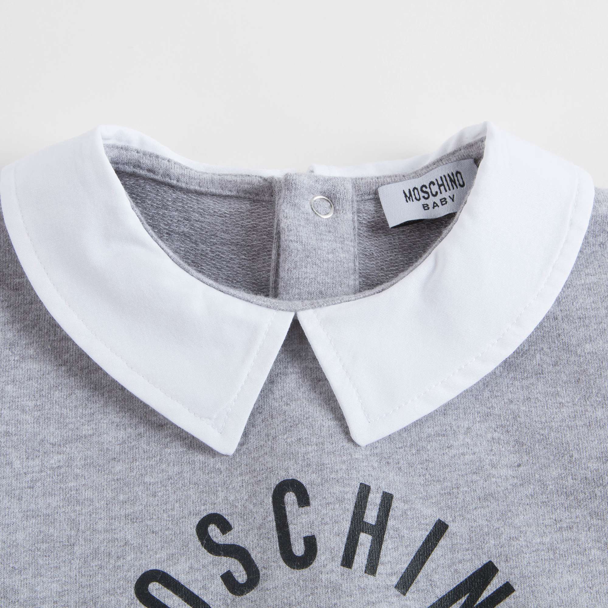 Baby Boys Grey & Blue Cotton Set