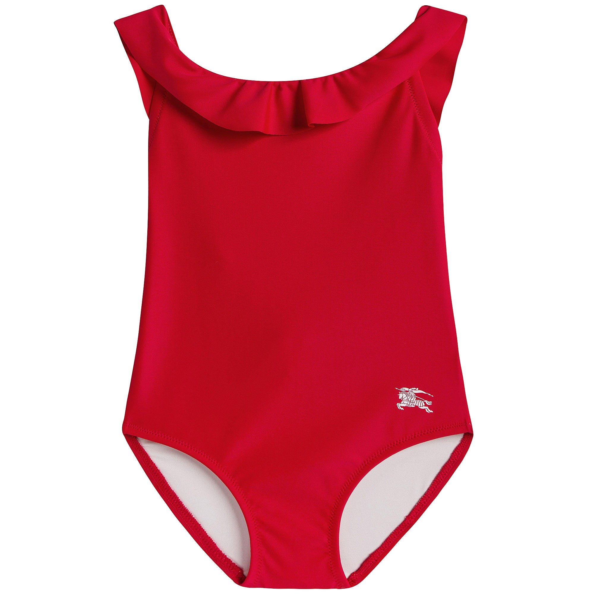Girls Poppy Red  Swimwear
