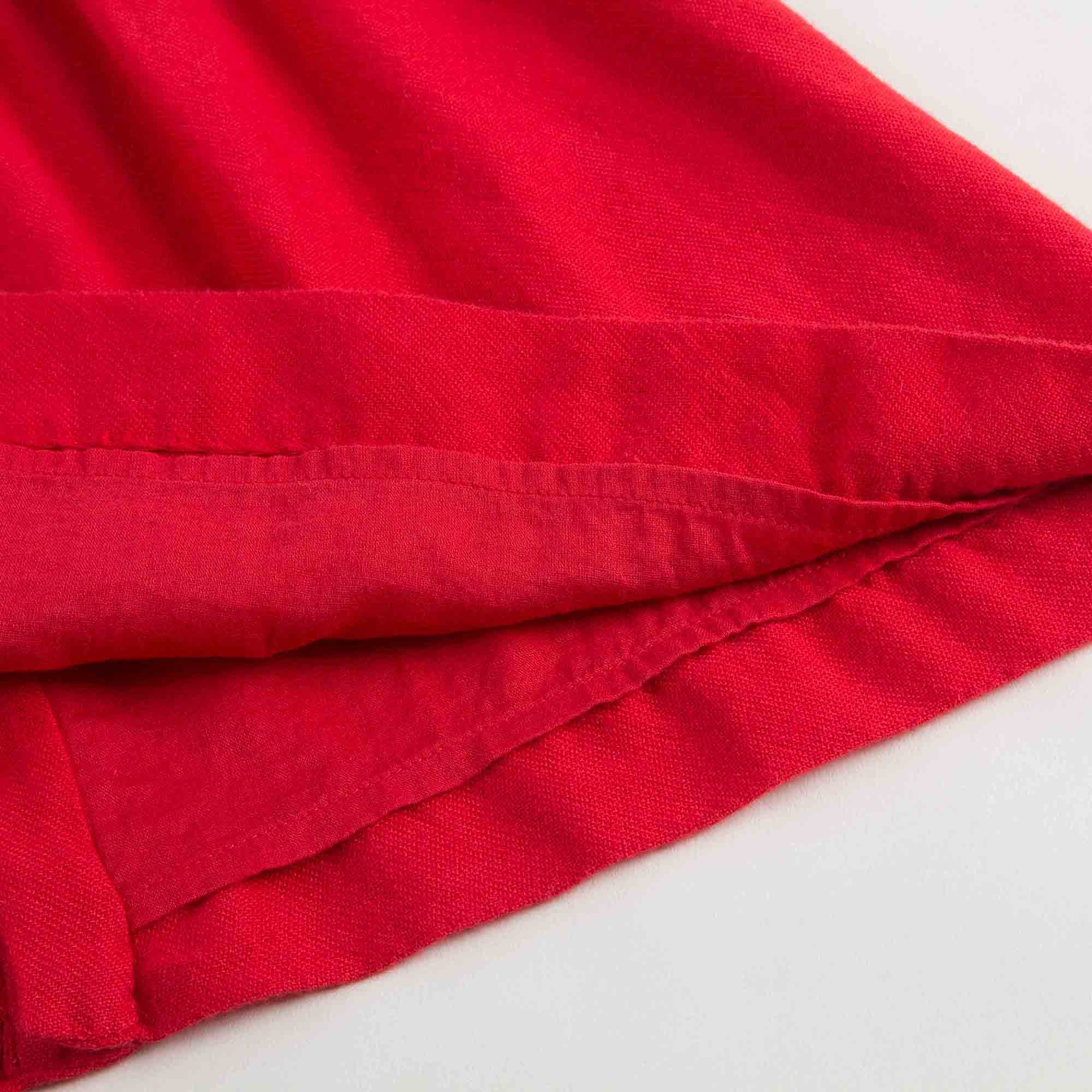 Baby Girls Red Embroidered Dresses - CÉMAROSE | Children's Fashion Store - 5