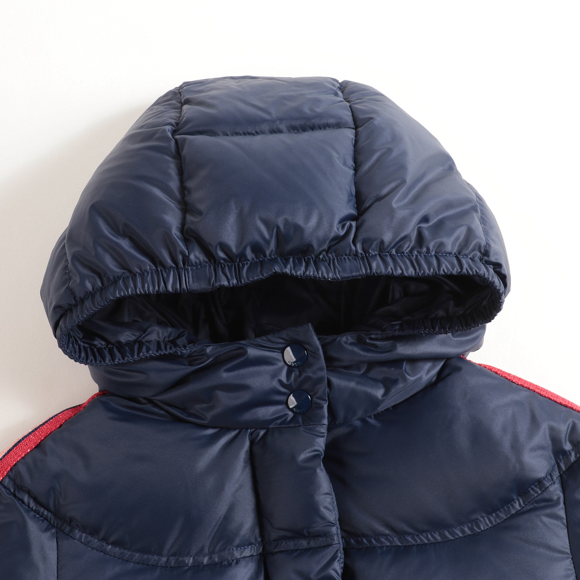 Baby Girls Blue Padded Down Coat