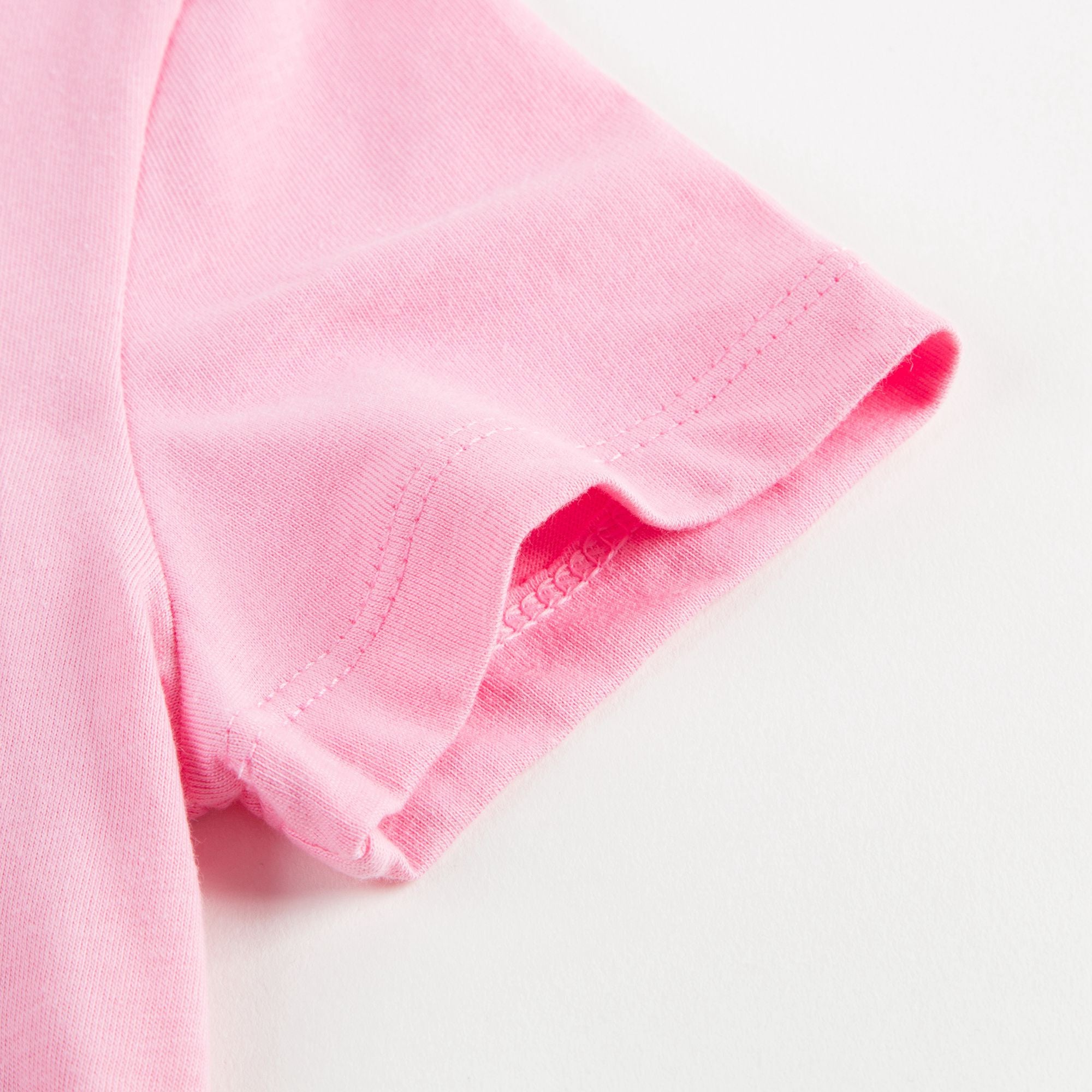 Girls Pink Logo Cotton T-shirt
