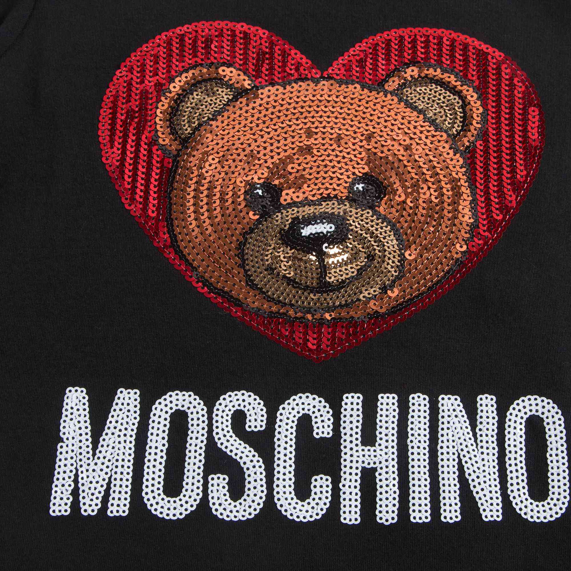 Girls Black Cotton T-shirt