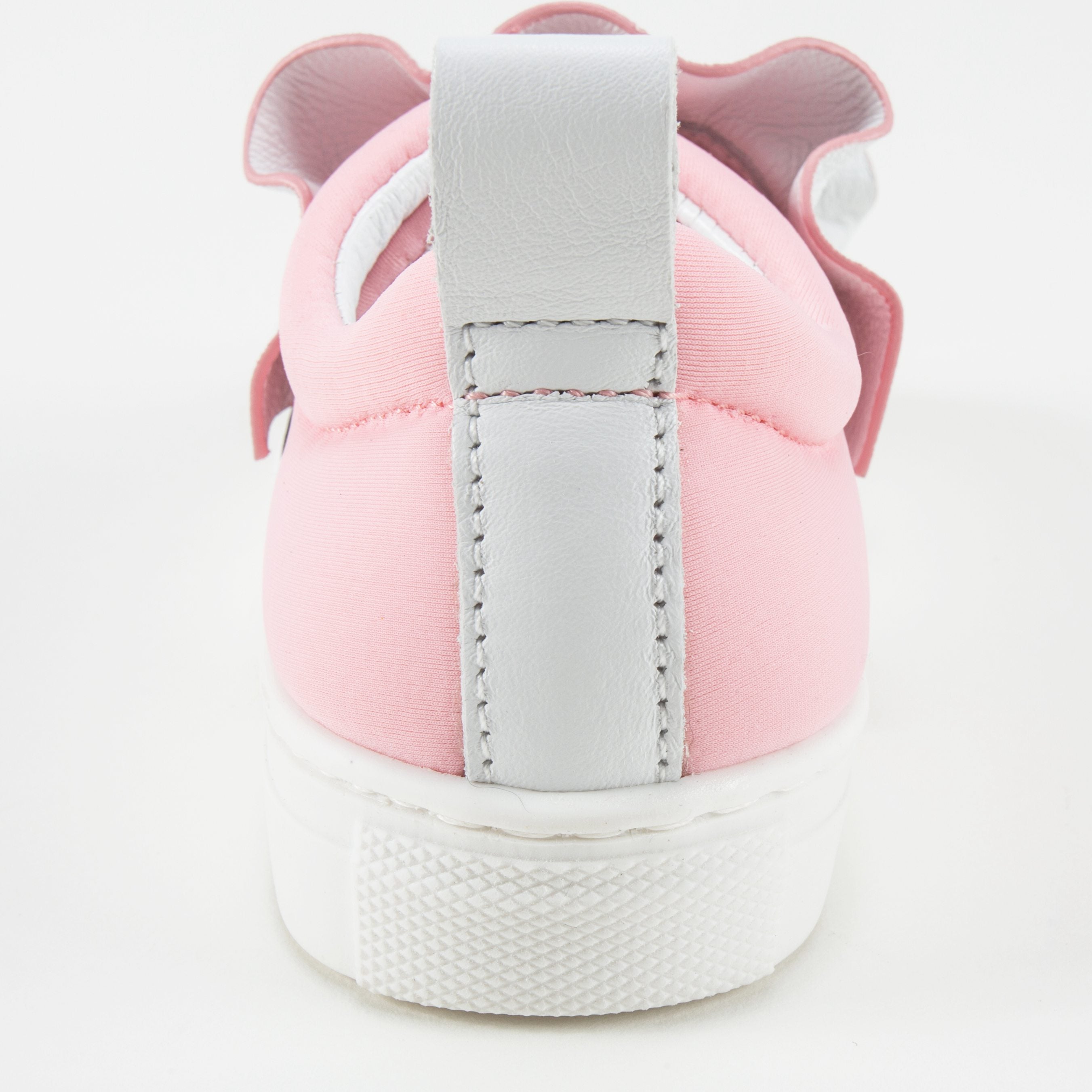 Girls Rosa & Black Logo Shoes