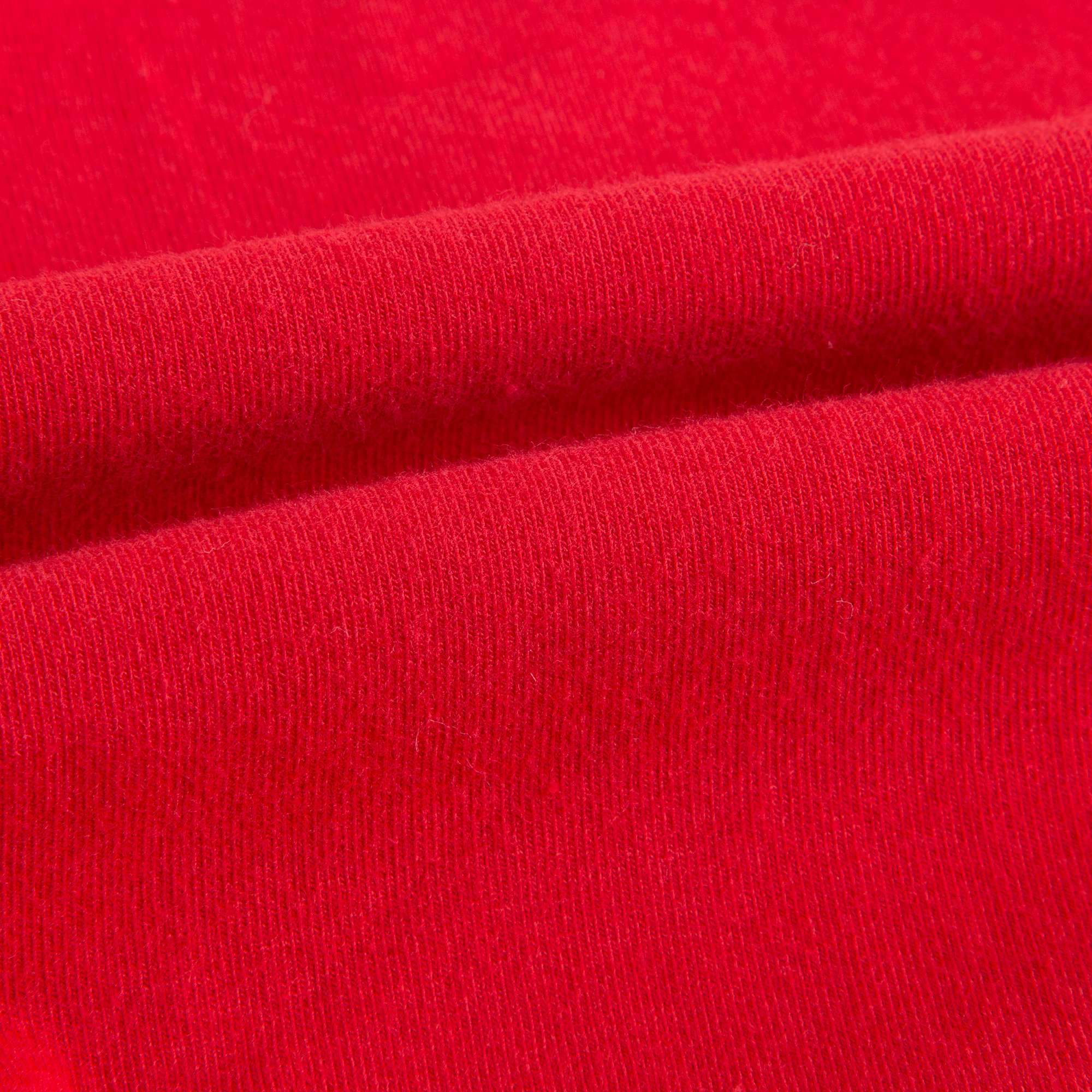Girls Poppy Red Cotton T-shirt