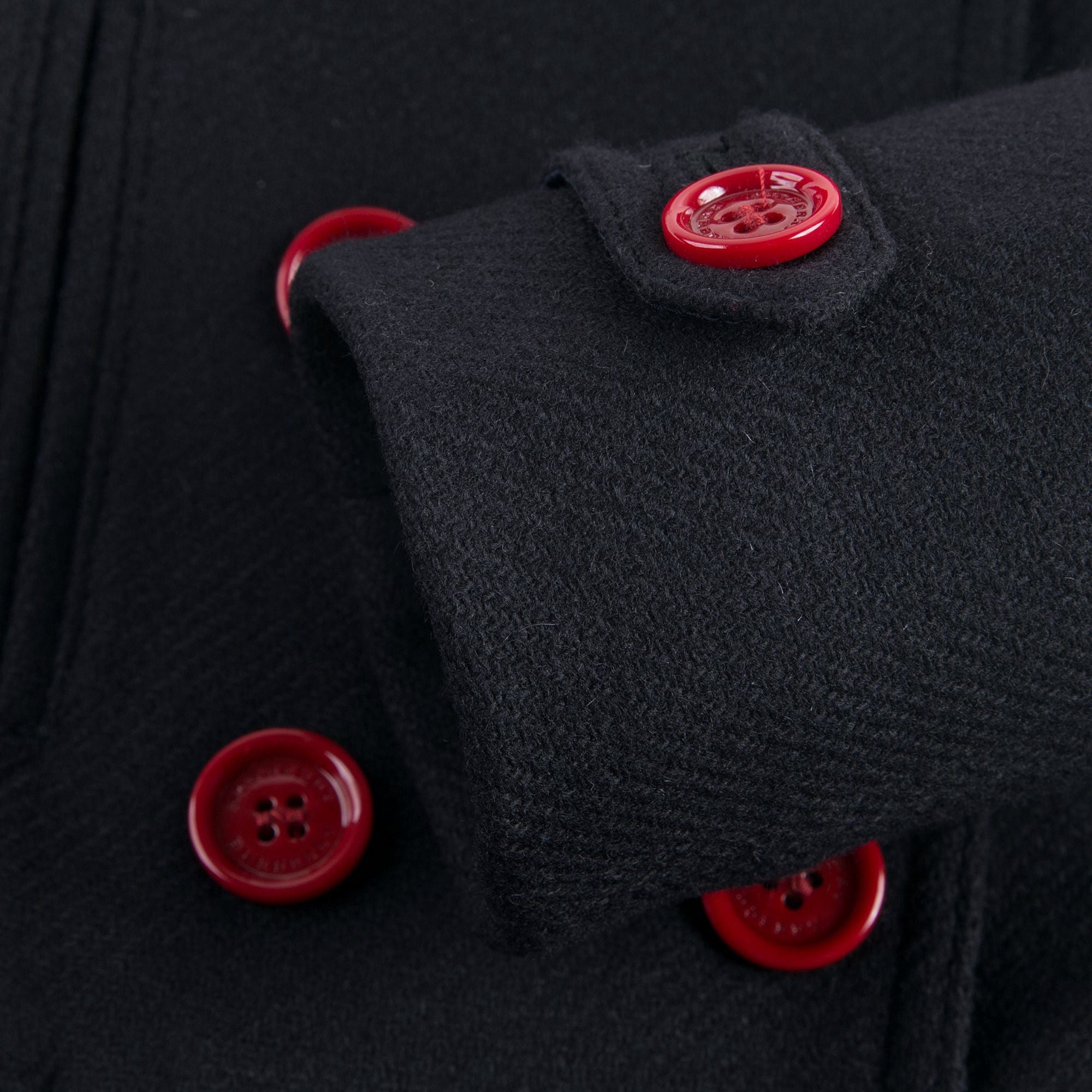 Baby Navy Blue Wool Coat