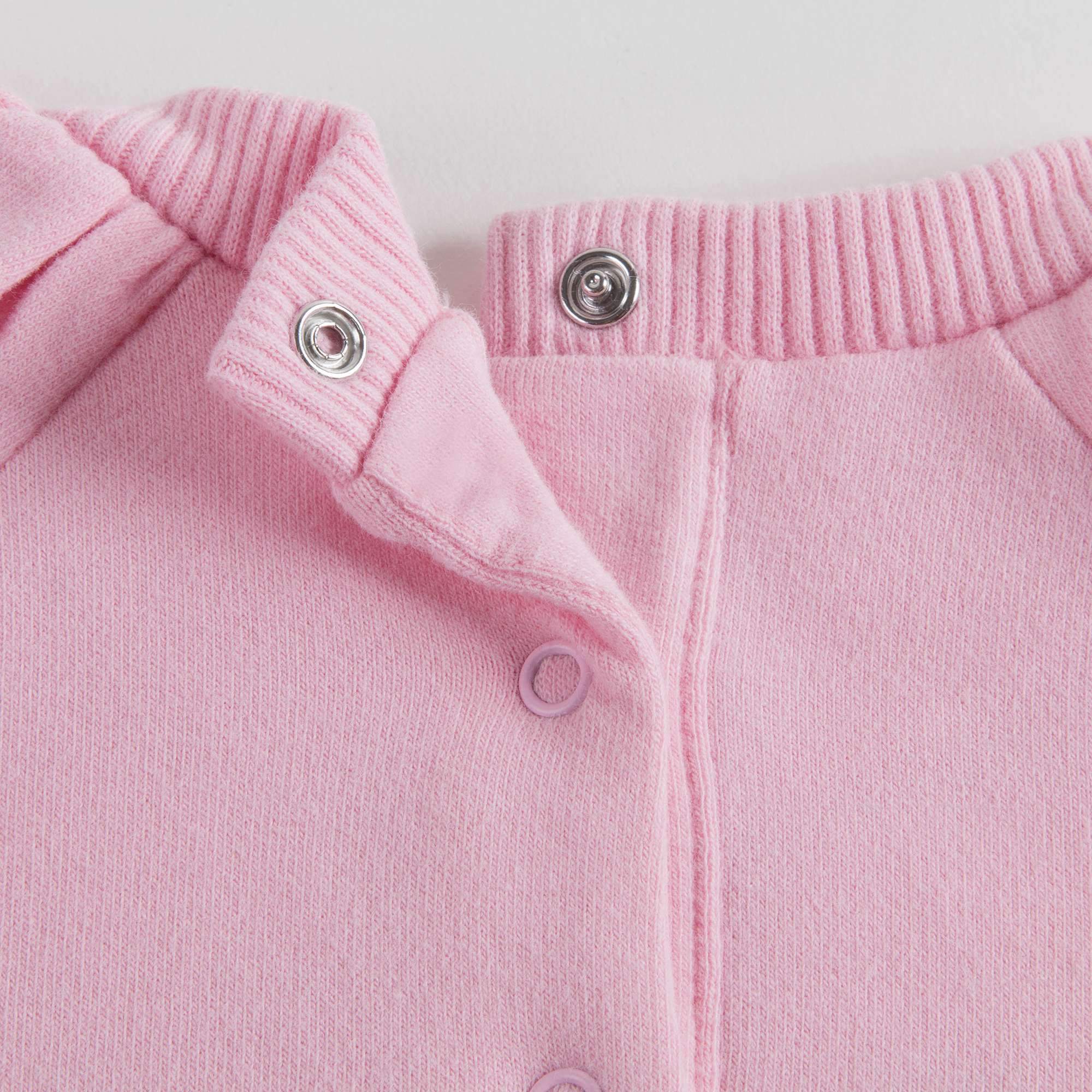 Baby Girls Rose Cotton Sweatshirt