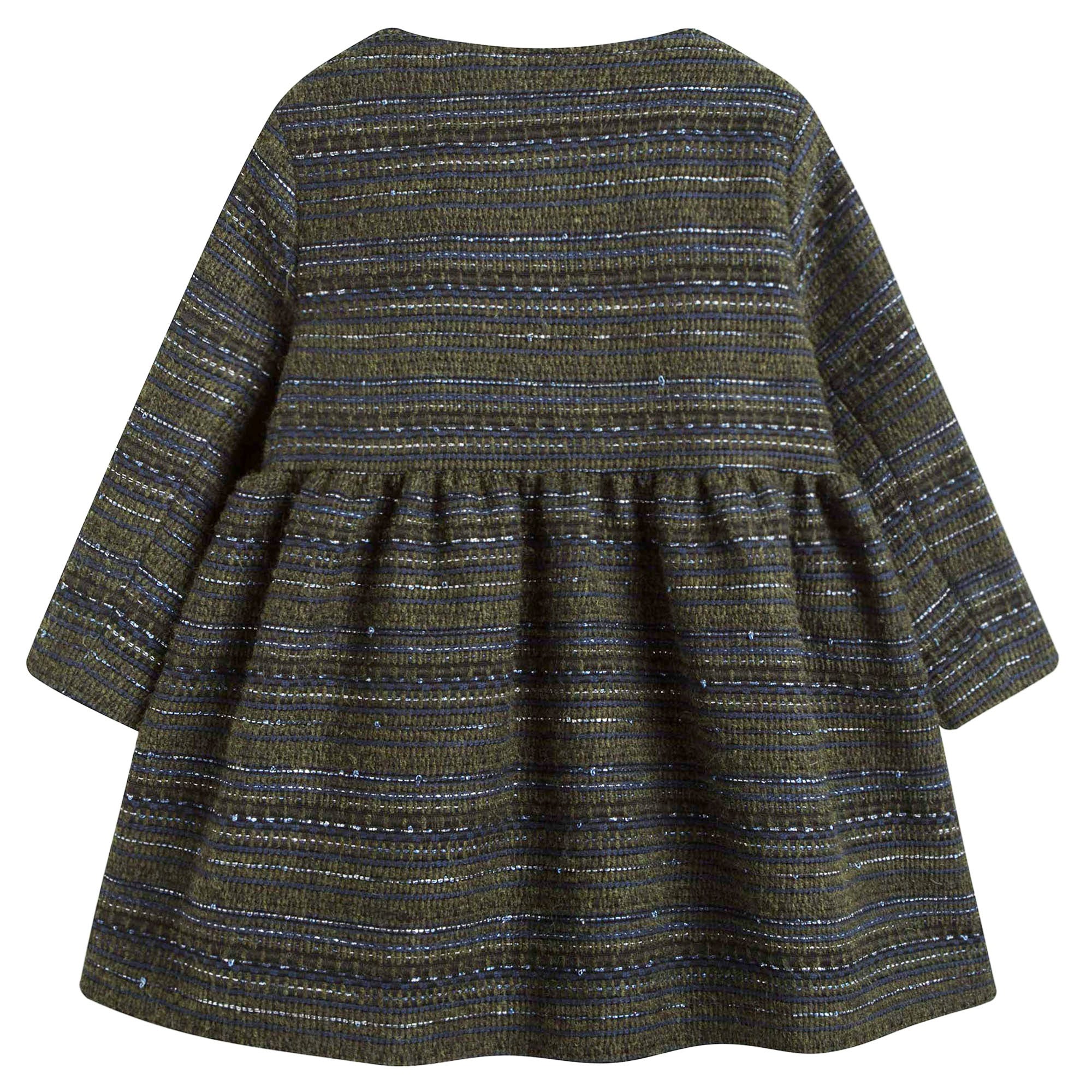 Girls Green Dressed with Ruffle