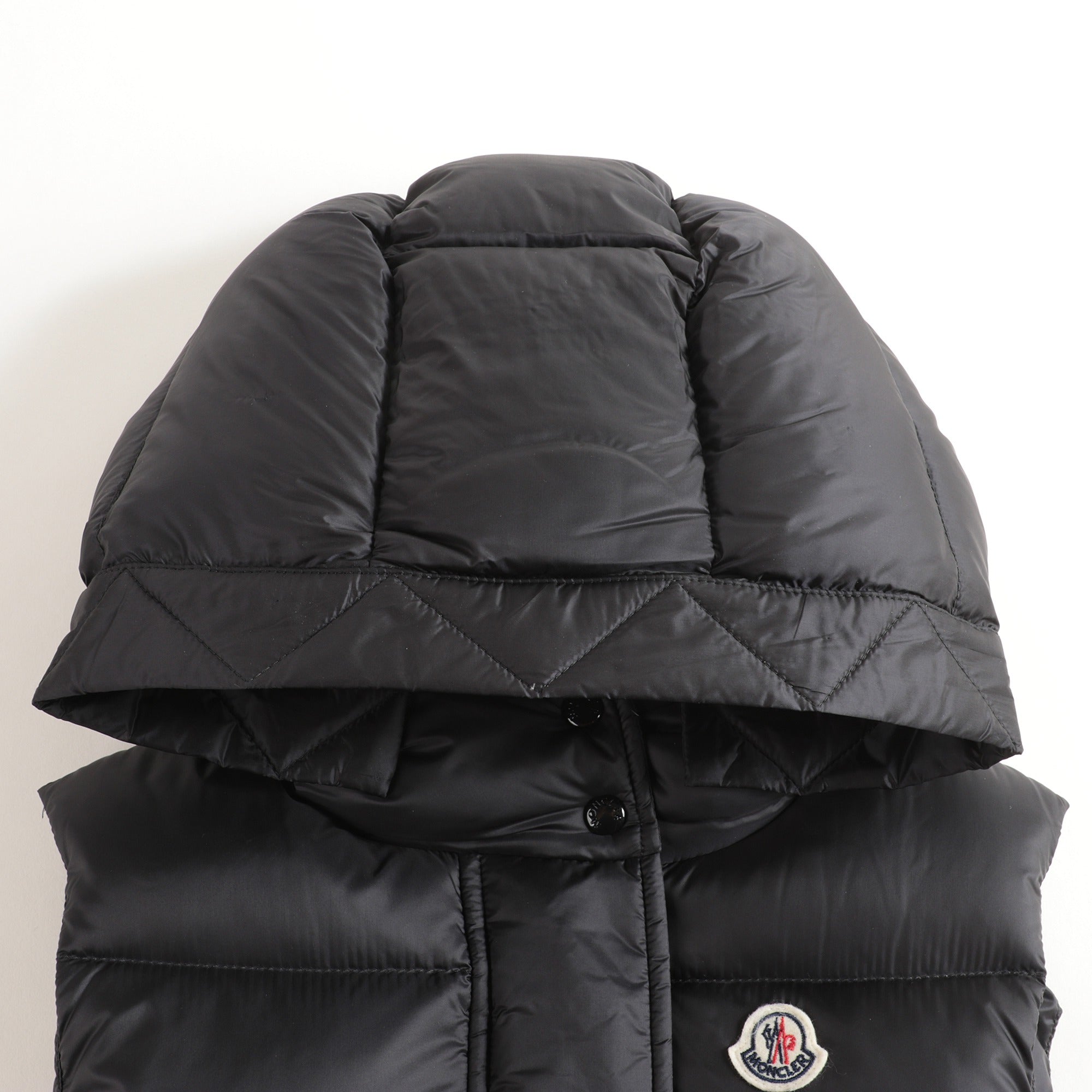 Girls Black Padded Down Gilet