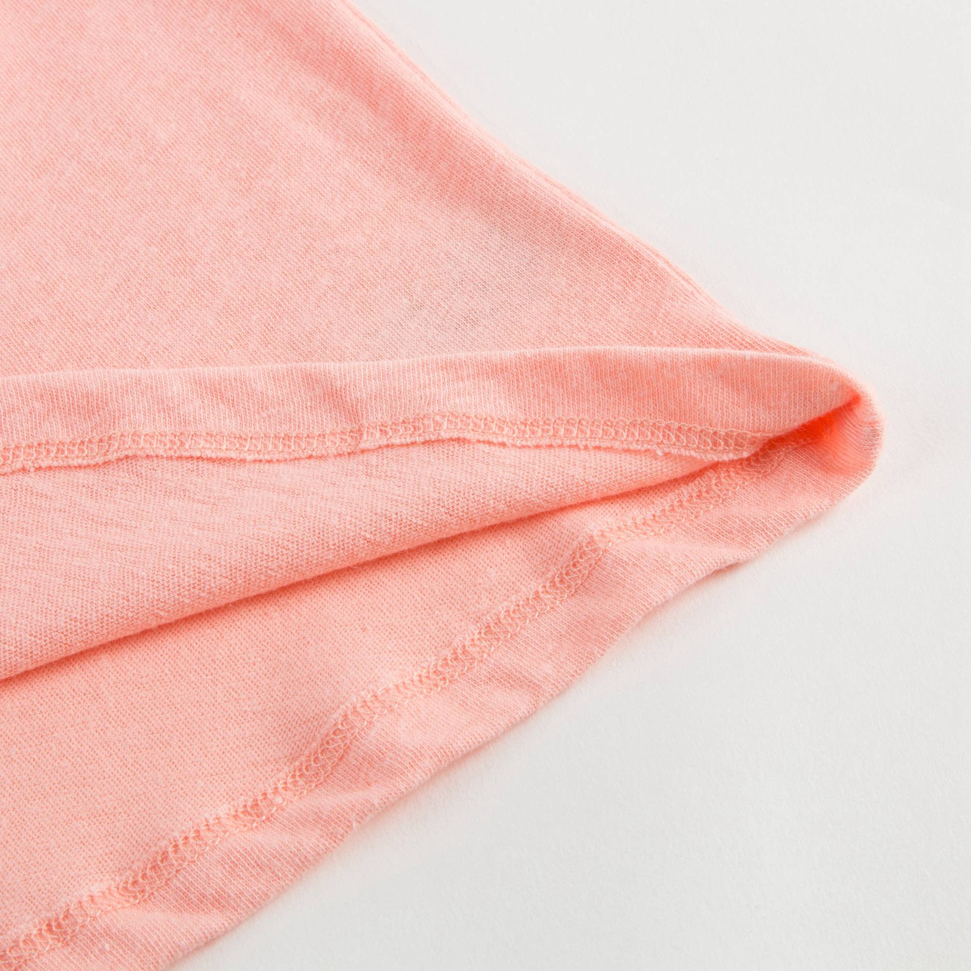 Girls Pink Cotton Vest
