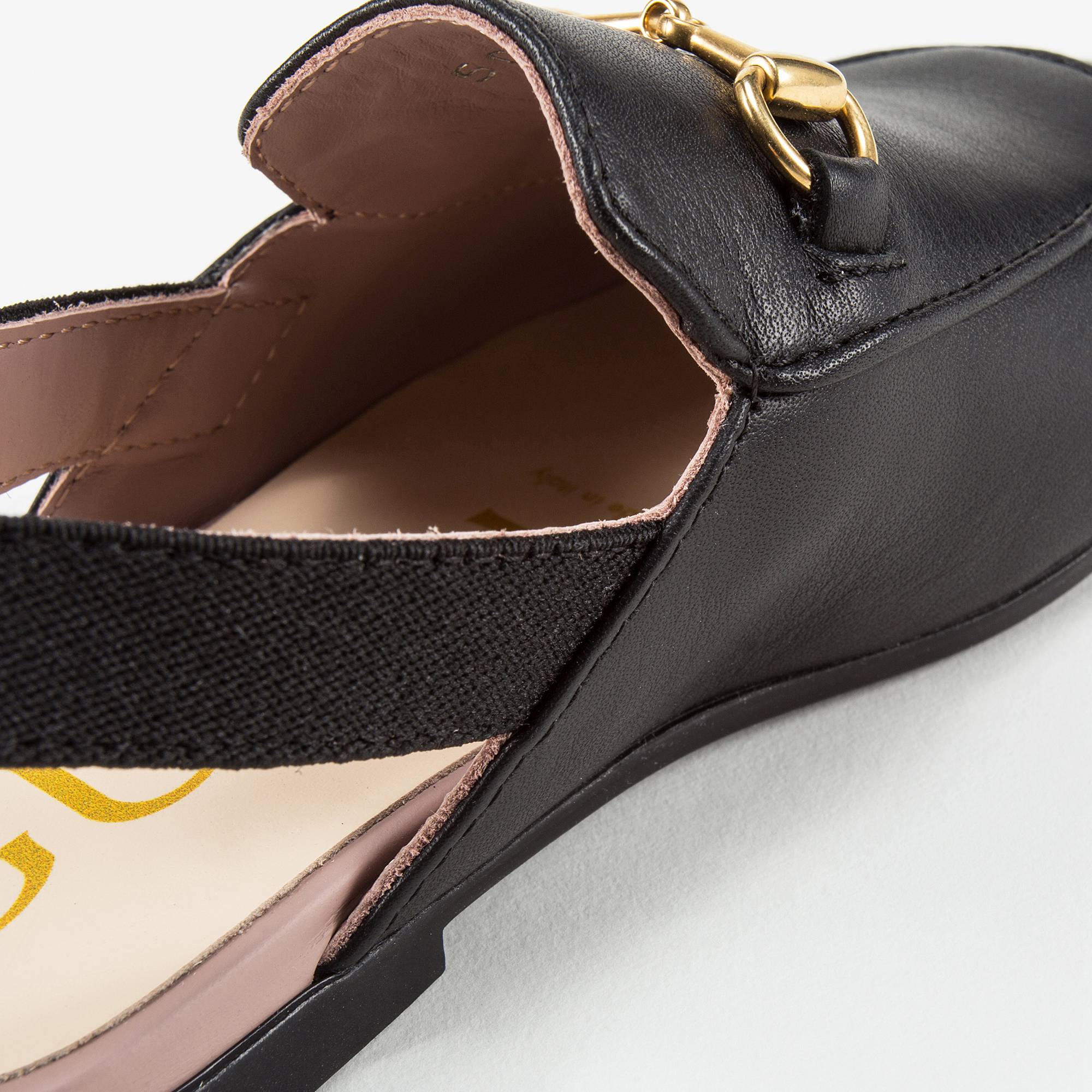 Baby Girls Black Logo Shoes