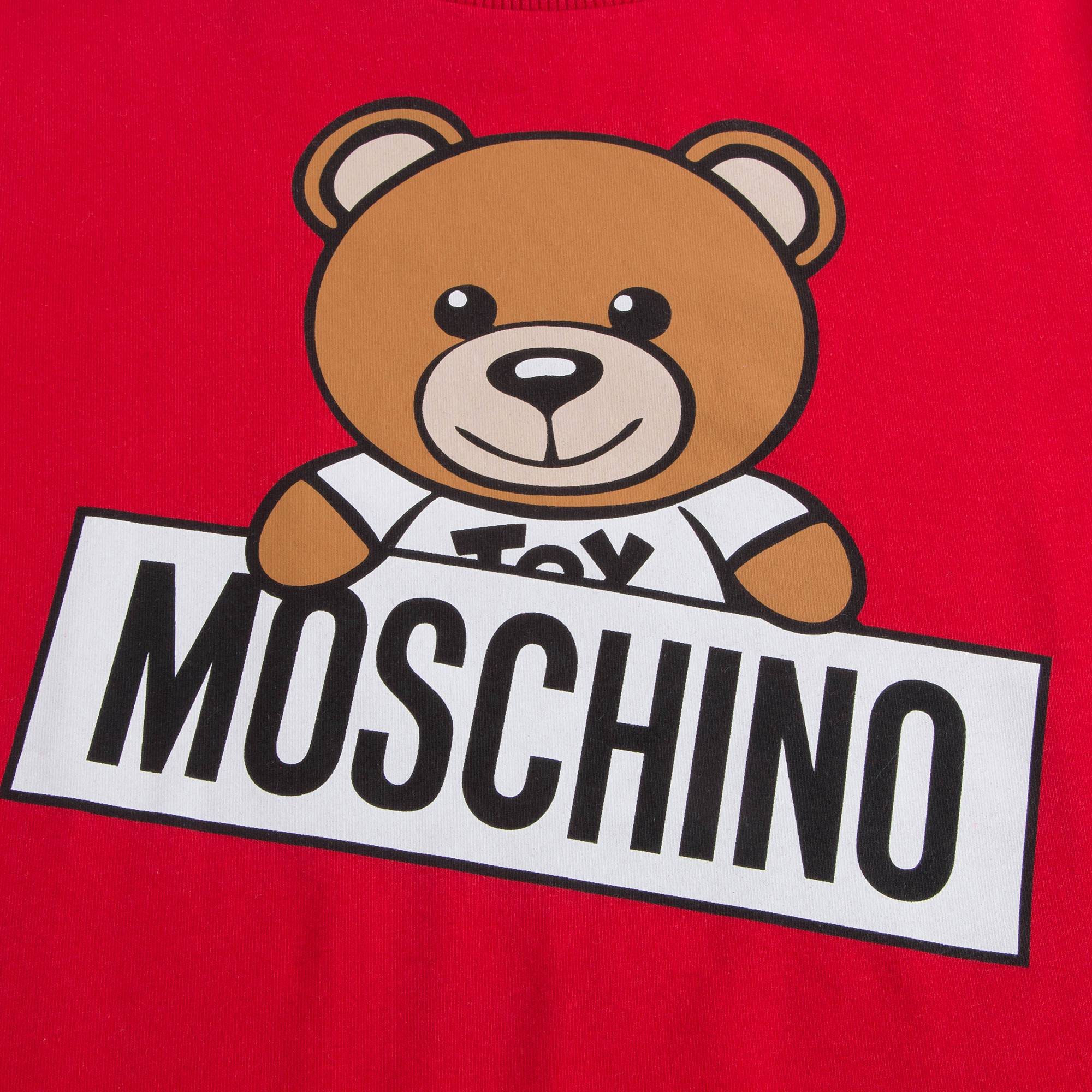 Girls Poppy Red Cotton T-shirt