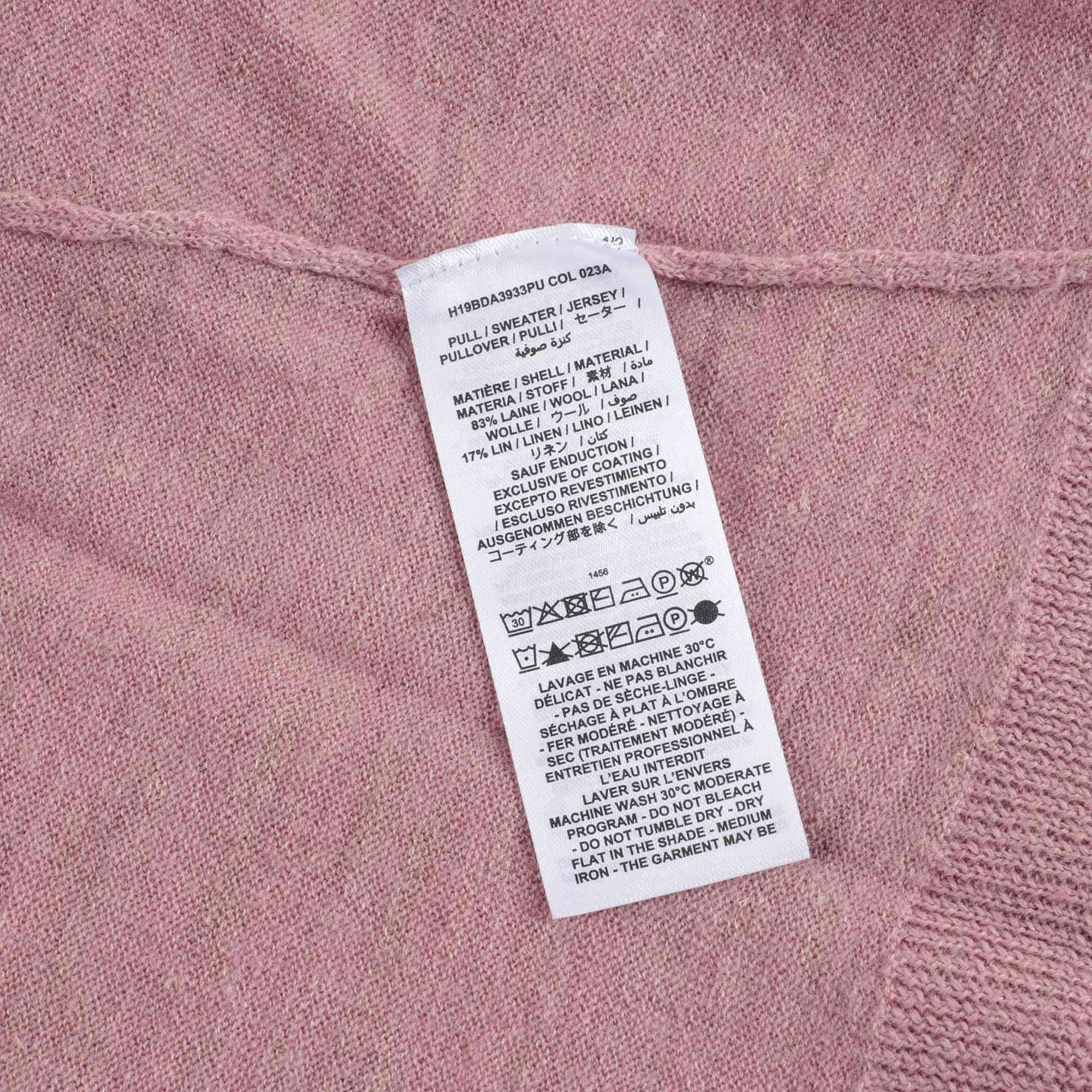 女童粉色羊毛毛衣