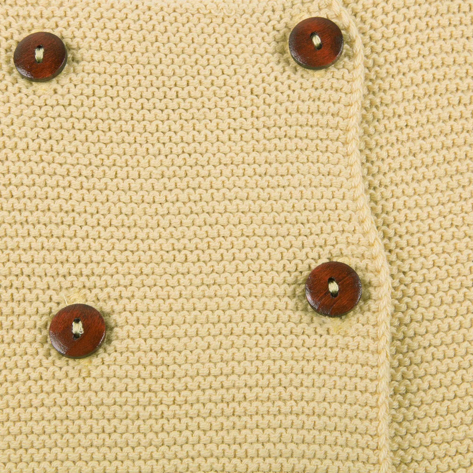 Baby Lemon Cotton Knitwear Cardigan
