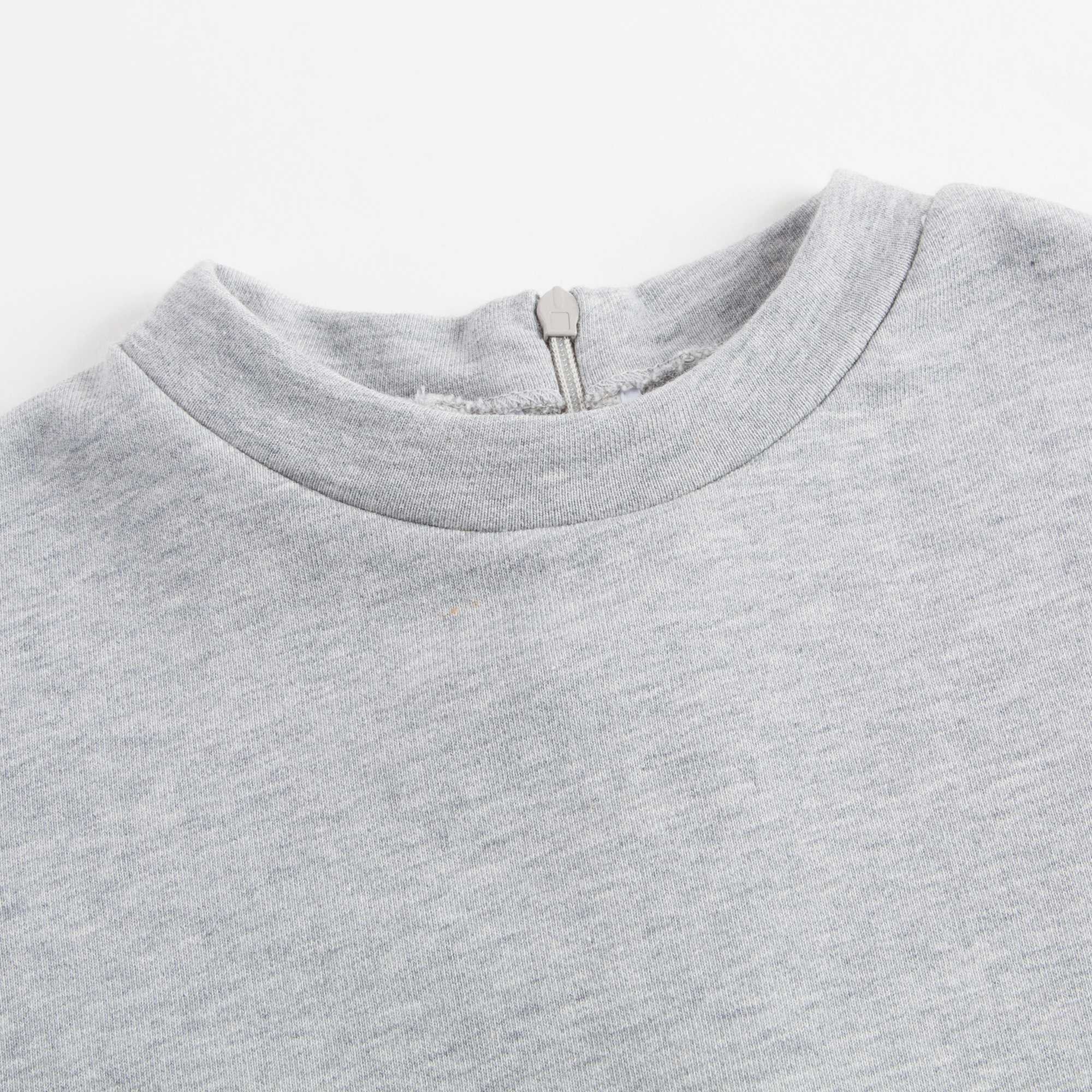 Girls Grey Cotton Sweatshirt
