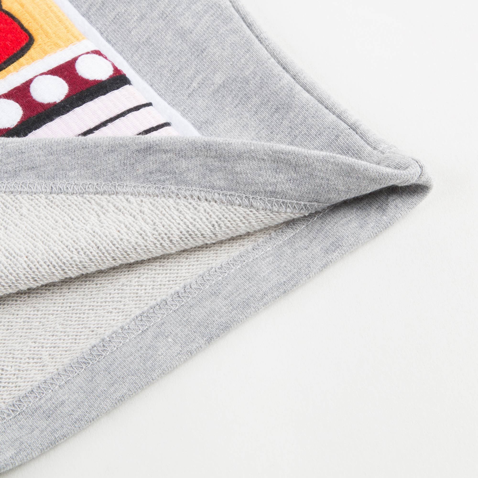 Girls Grey Cotton Sweatshirt