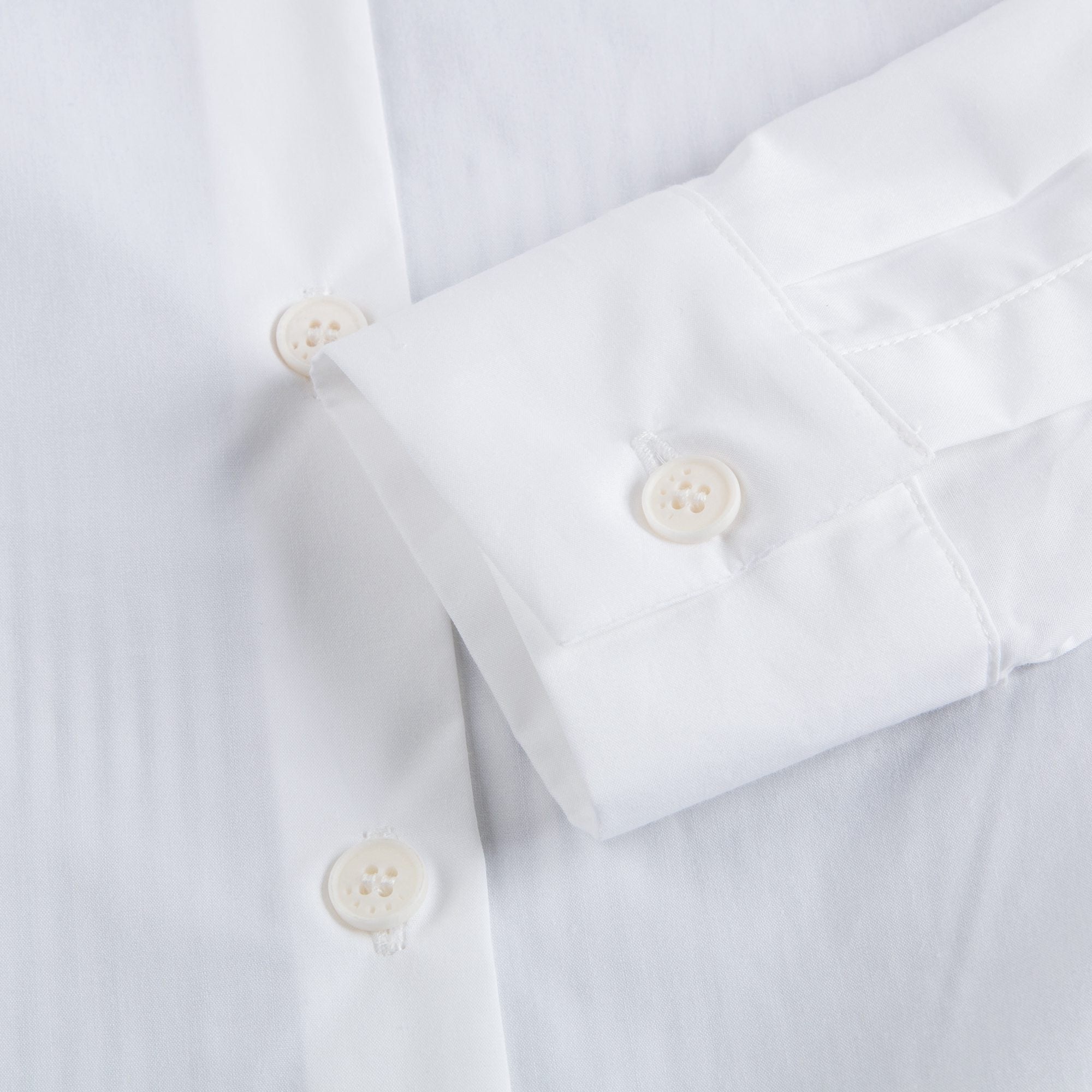 Girls White Striped Shirt