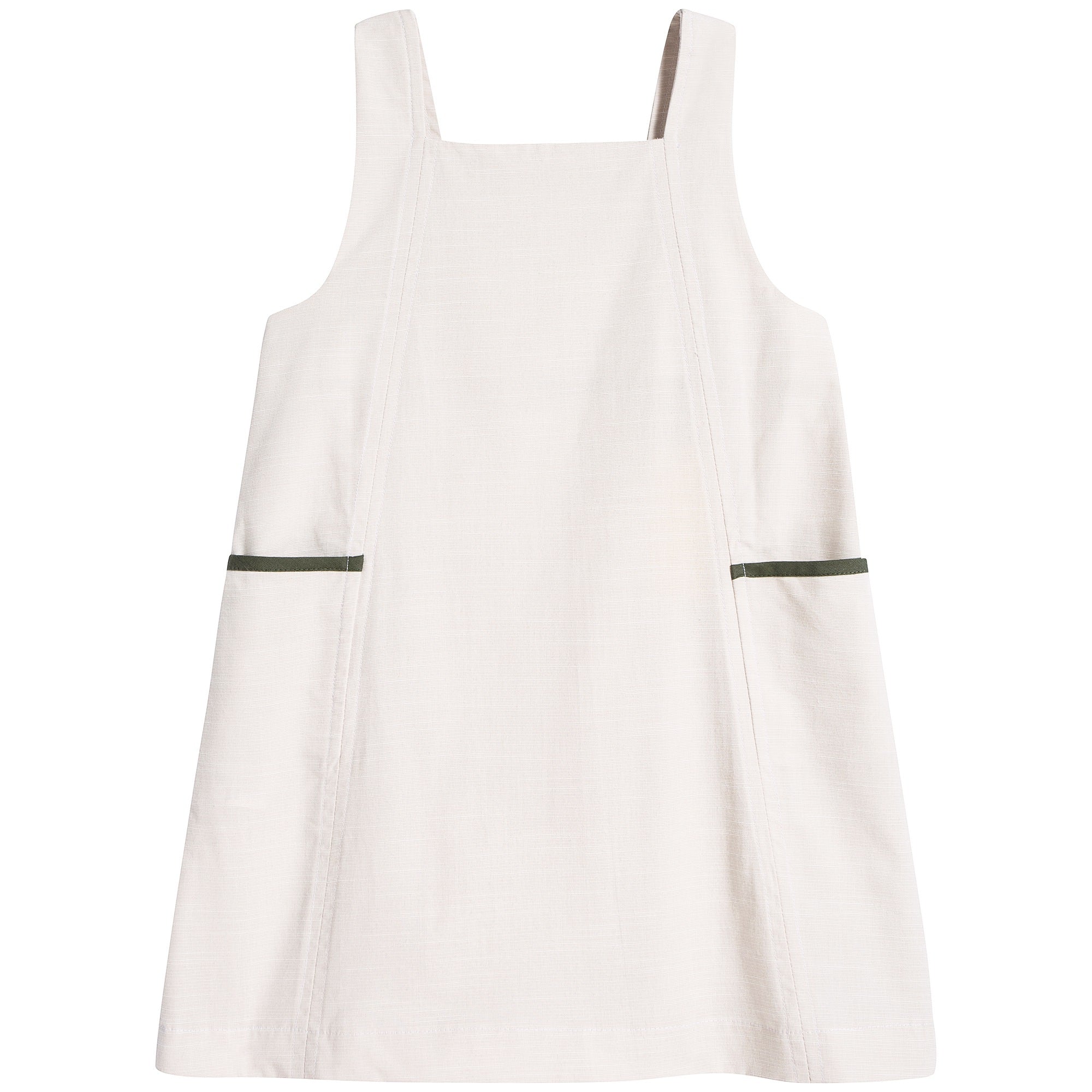 Girls Sand & Green Dress