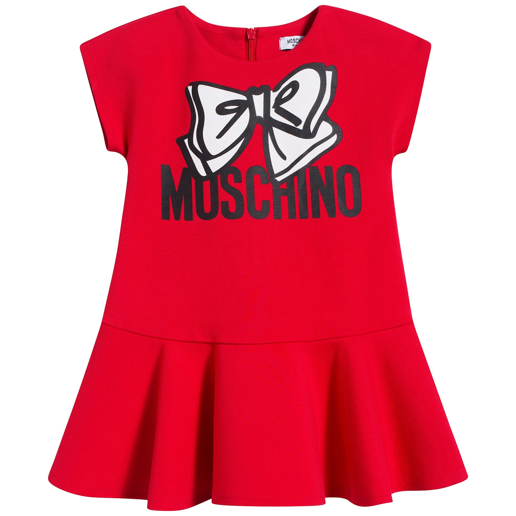 Baby Girls Poppy Red Cotton Dress