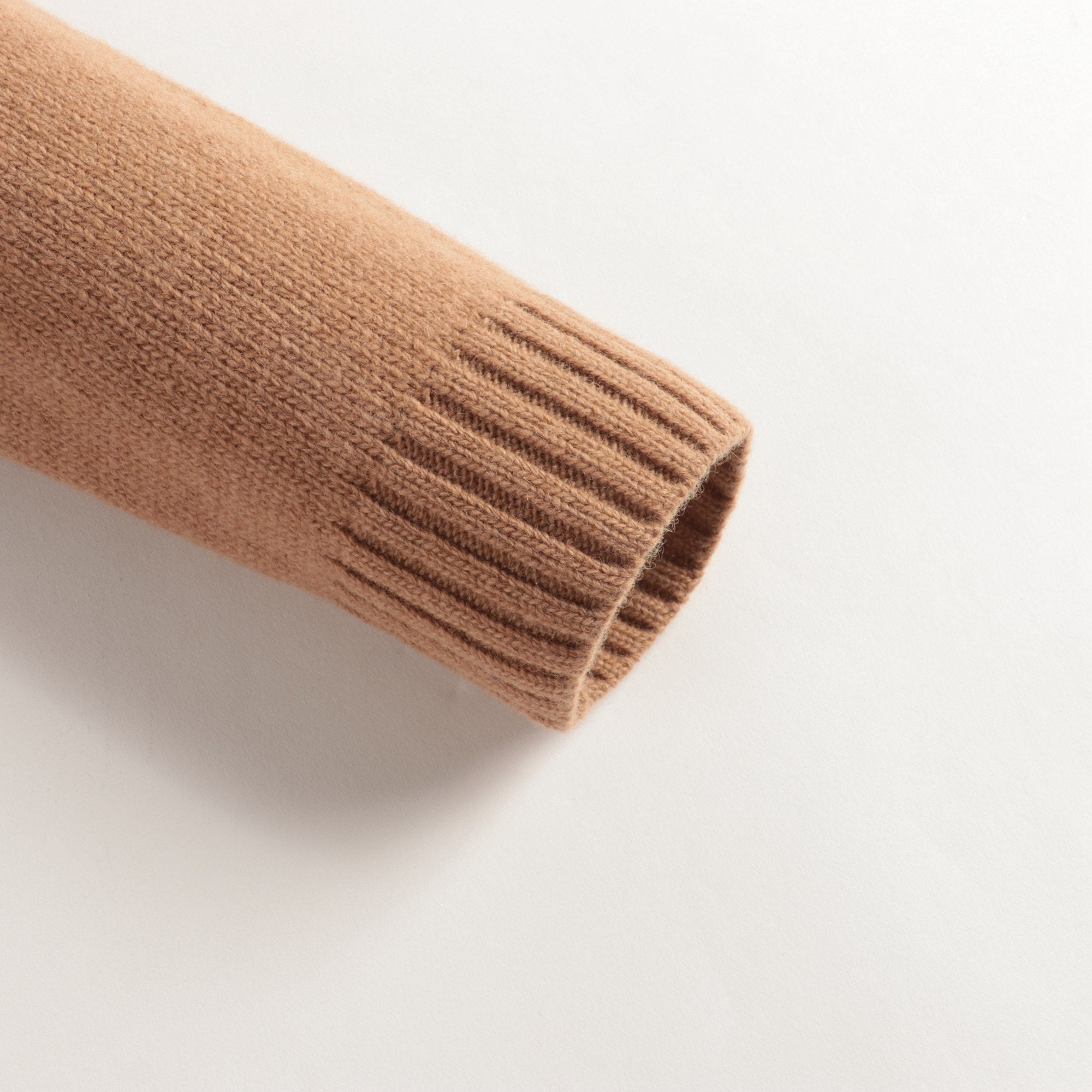 Boys Camel Wool Cardigan