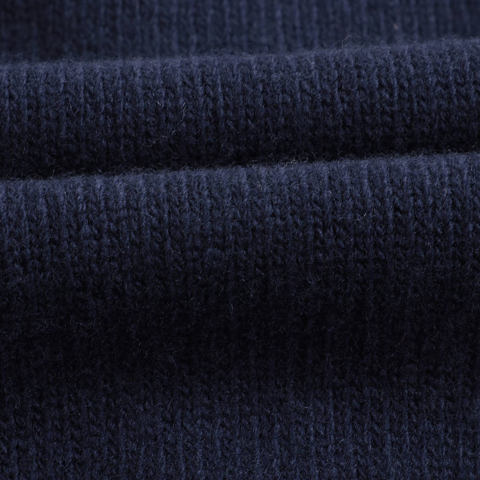 Boys Dark Blue Wool Cardigan