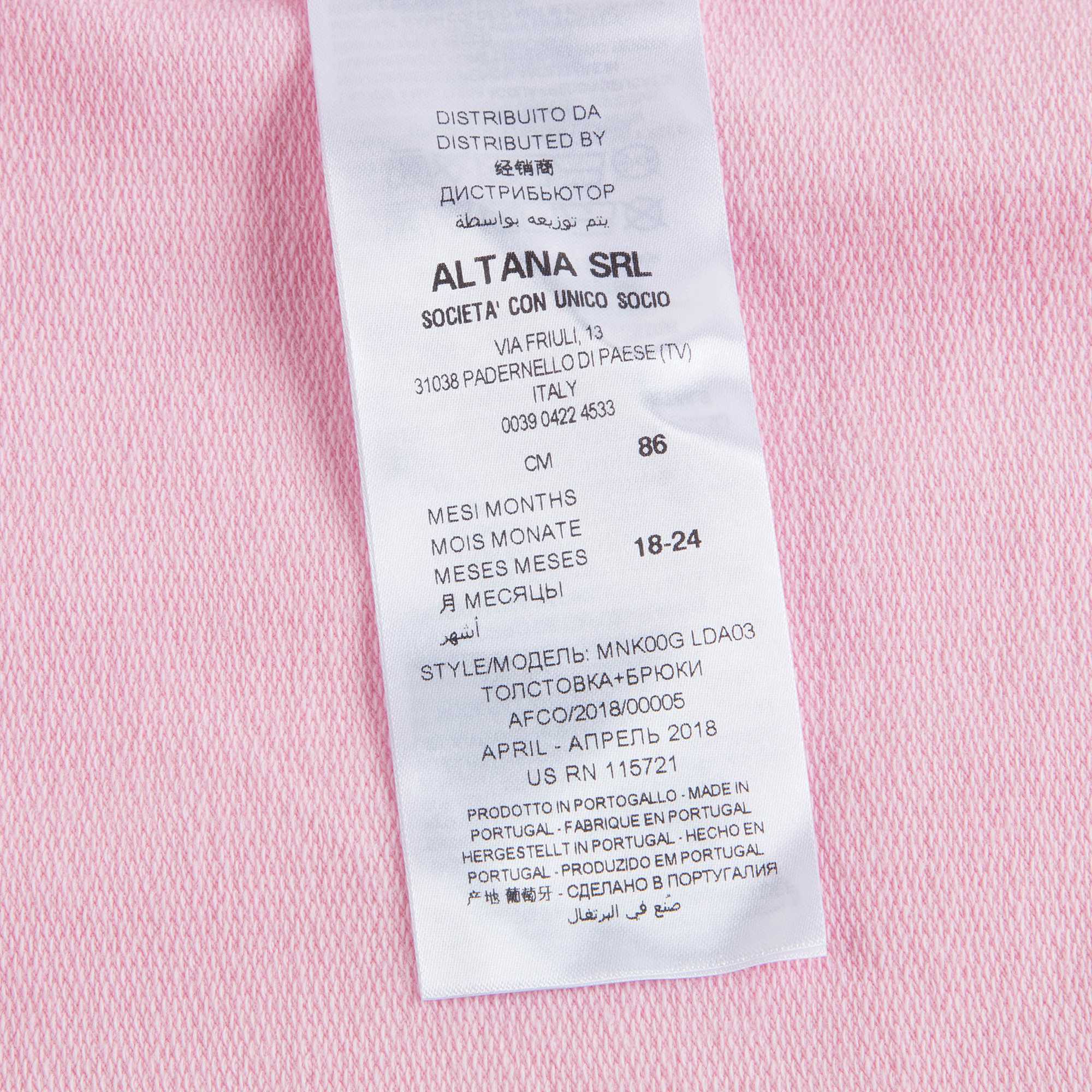 Baby Girls Rose Cotton Sets