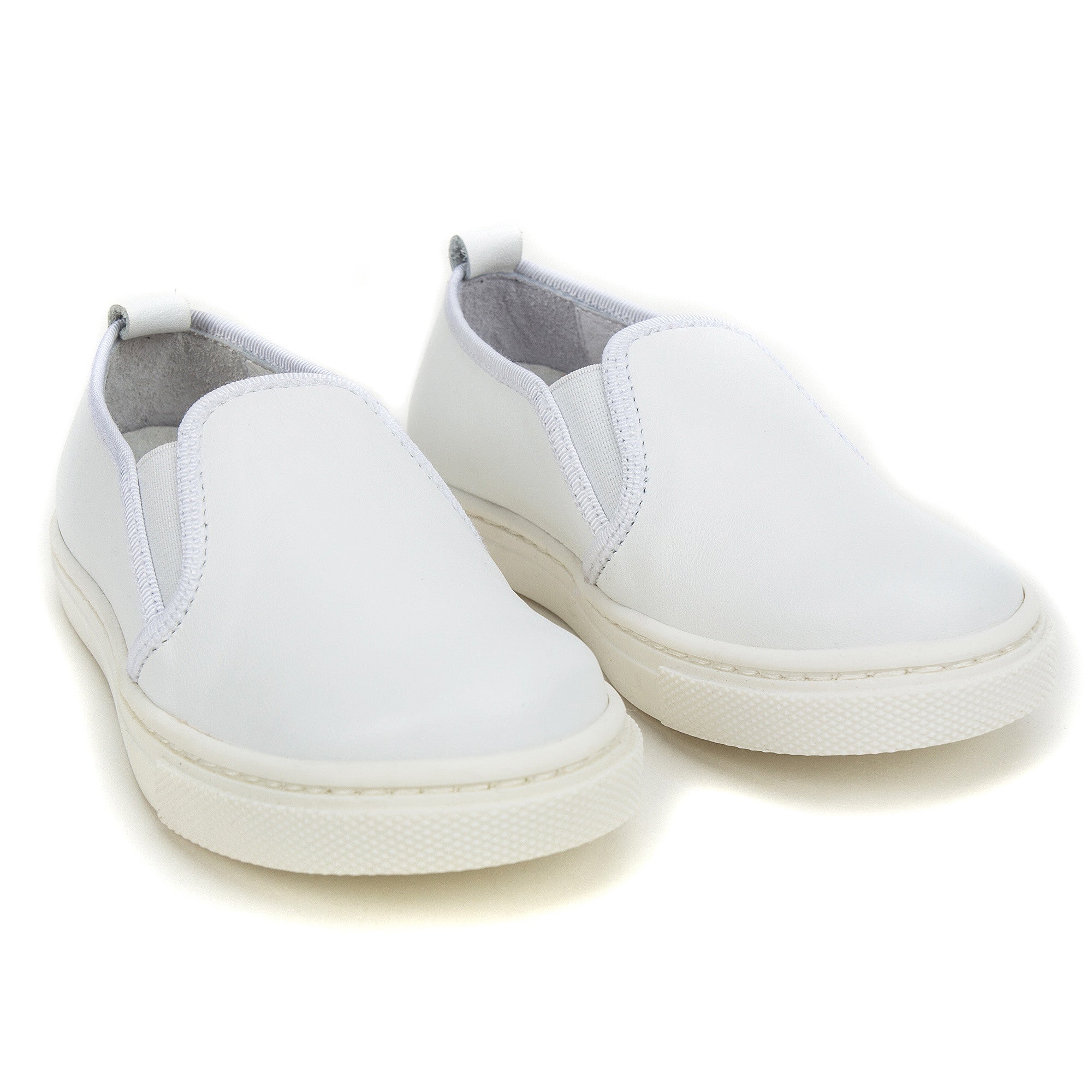 Girls White Lather Shoes