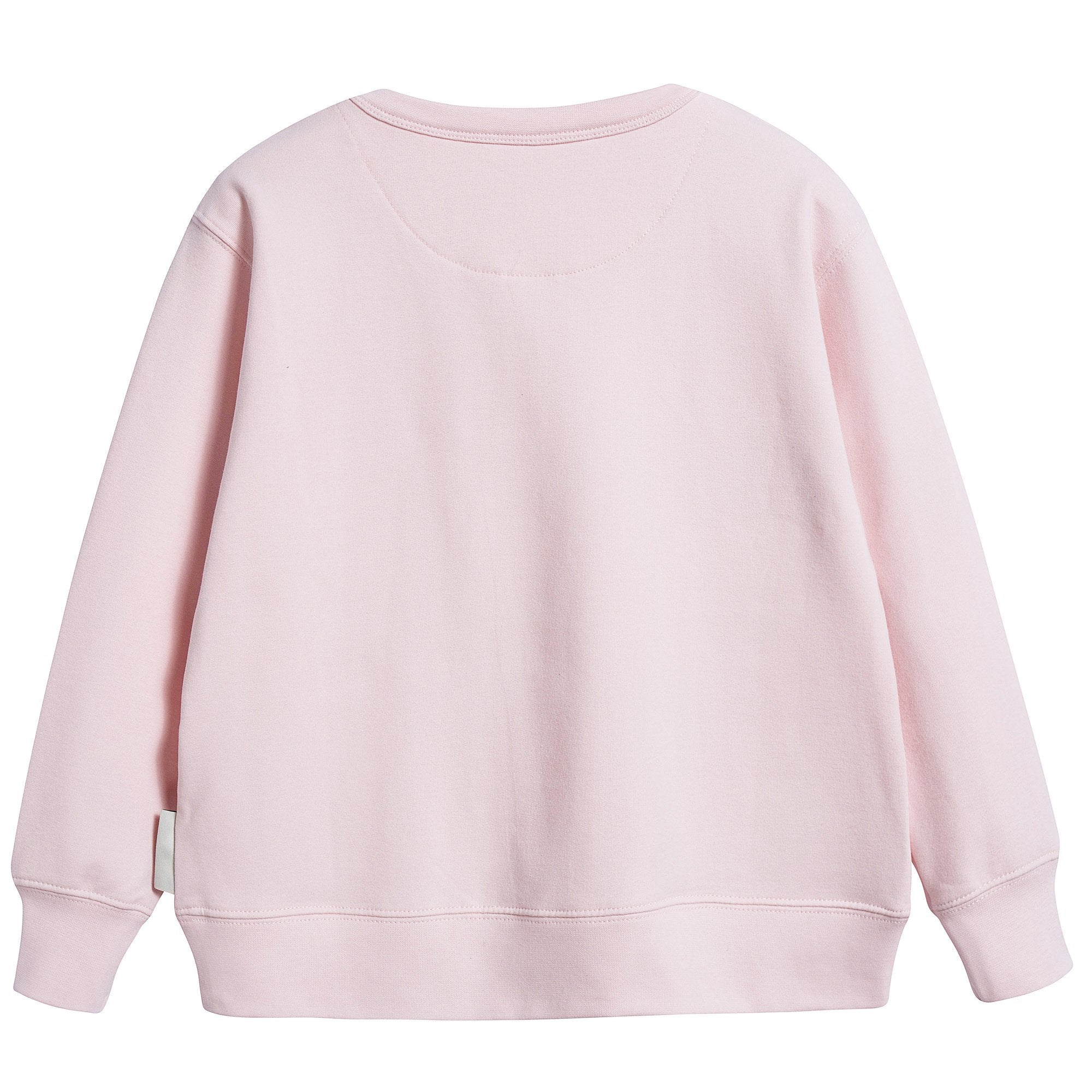 Girls Light Pink Pima Cotton Sweatshirt