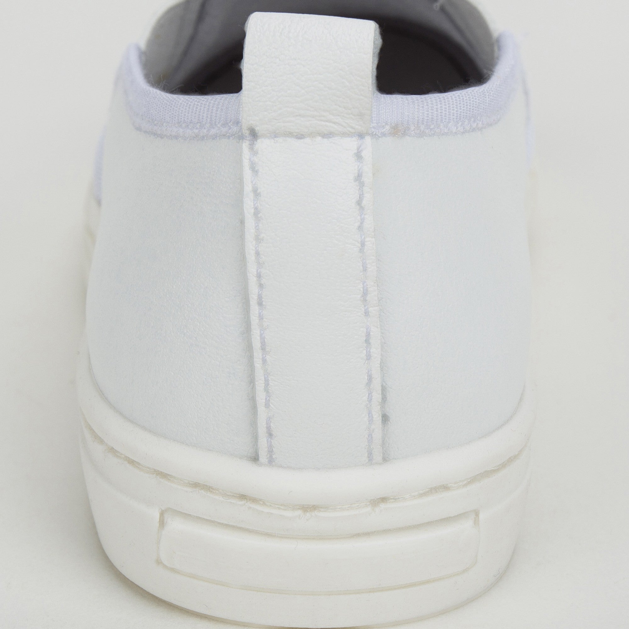 Girls White Lather Shoes