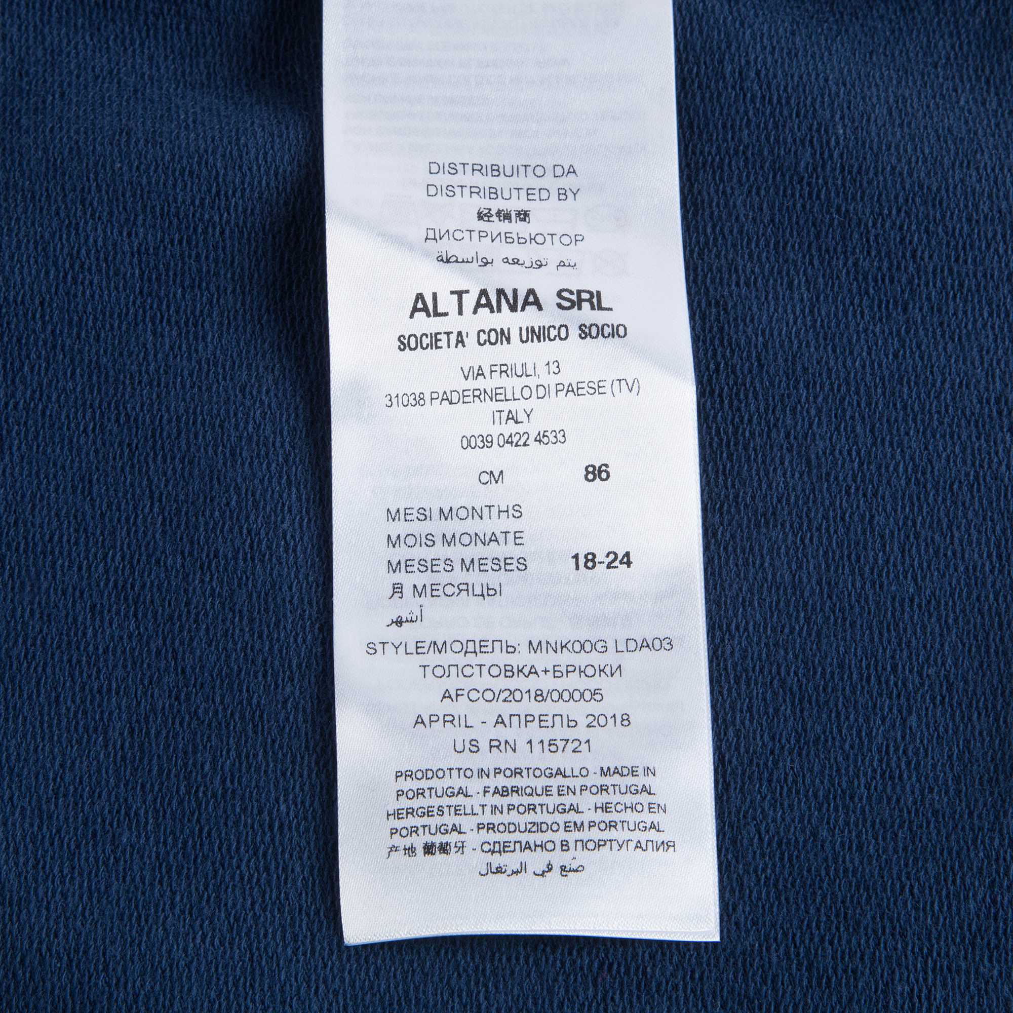 Baby Navy Blue Cotton Sets