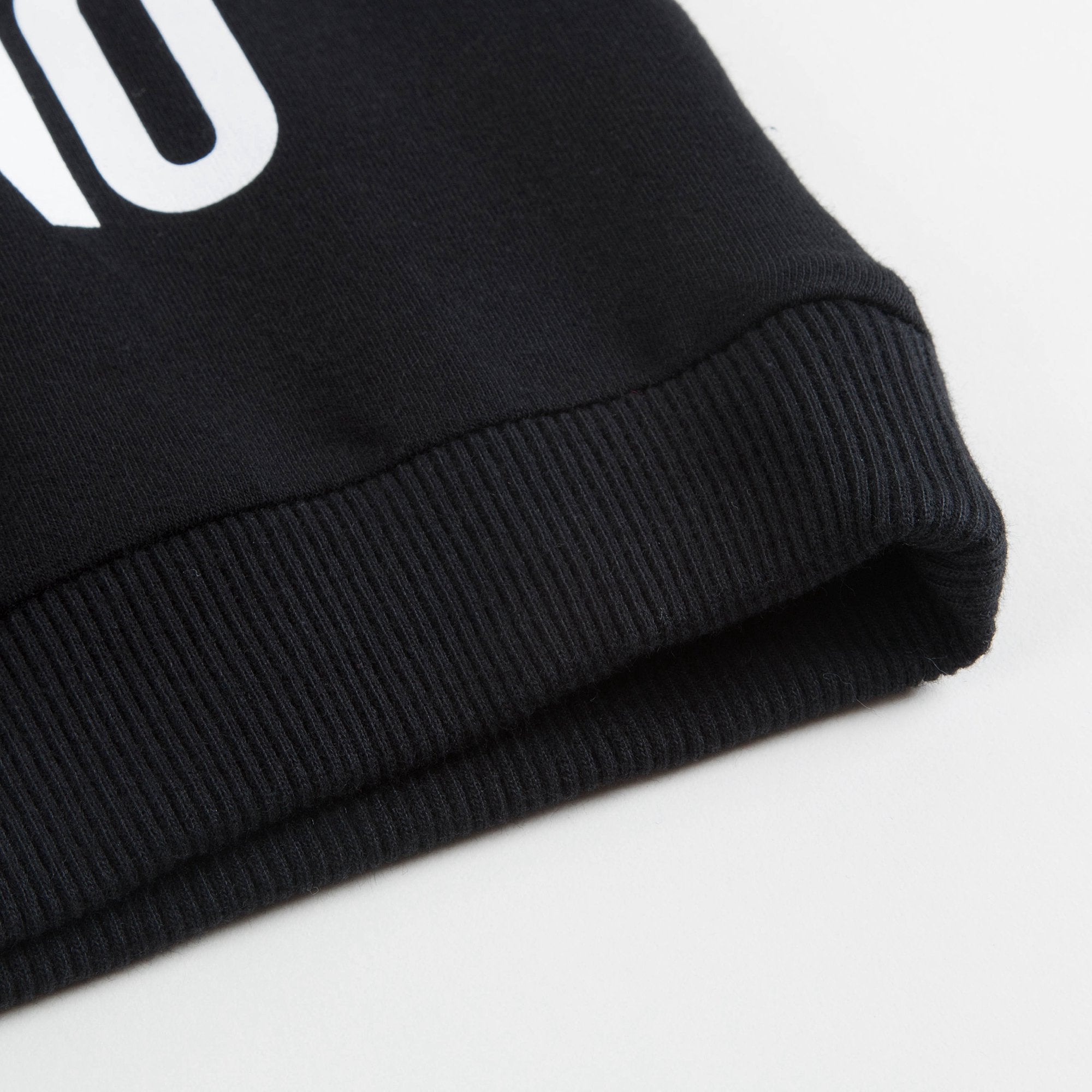 Girls Black Cotton Sweatshirt