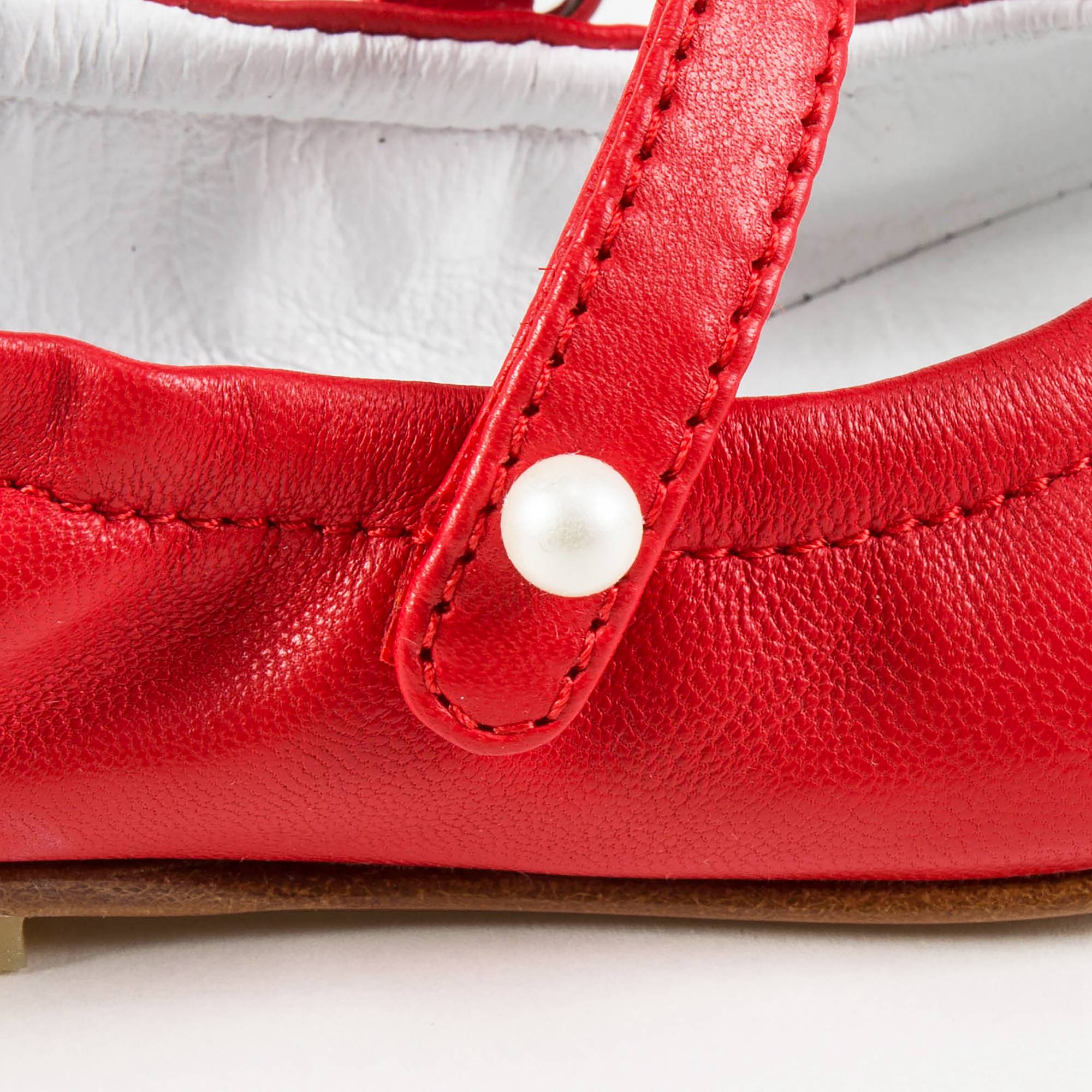 Girls Red Shoes