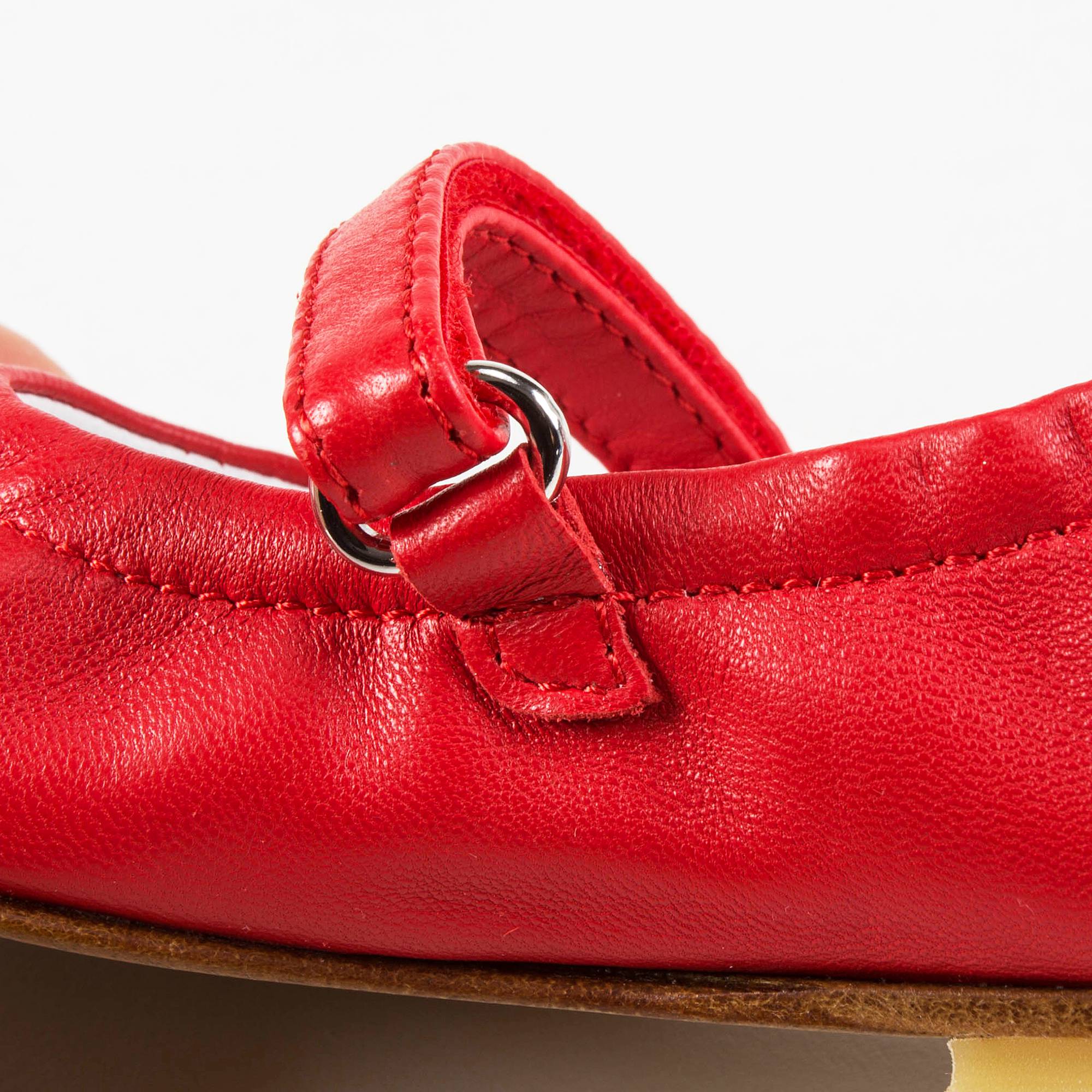 Girls Red Shoes
