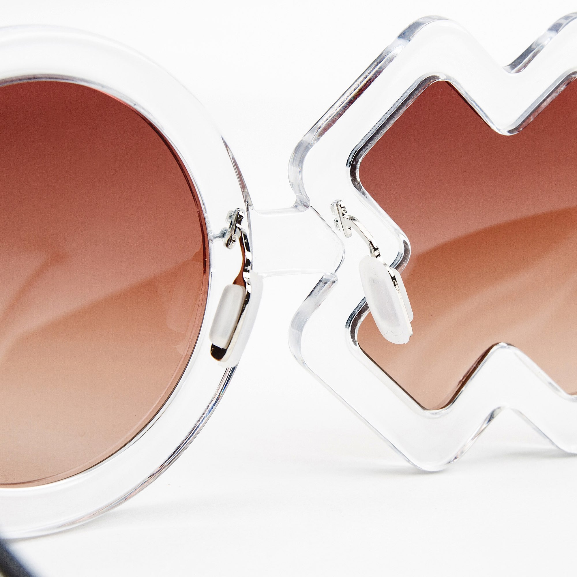 'XO' Clear Sunglasses