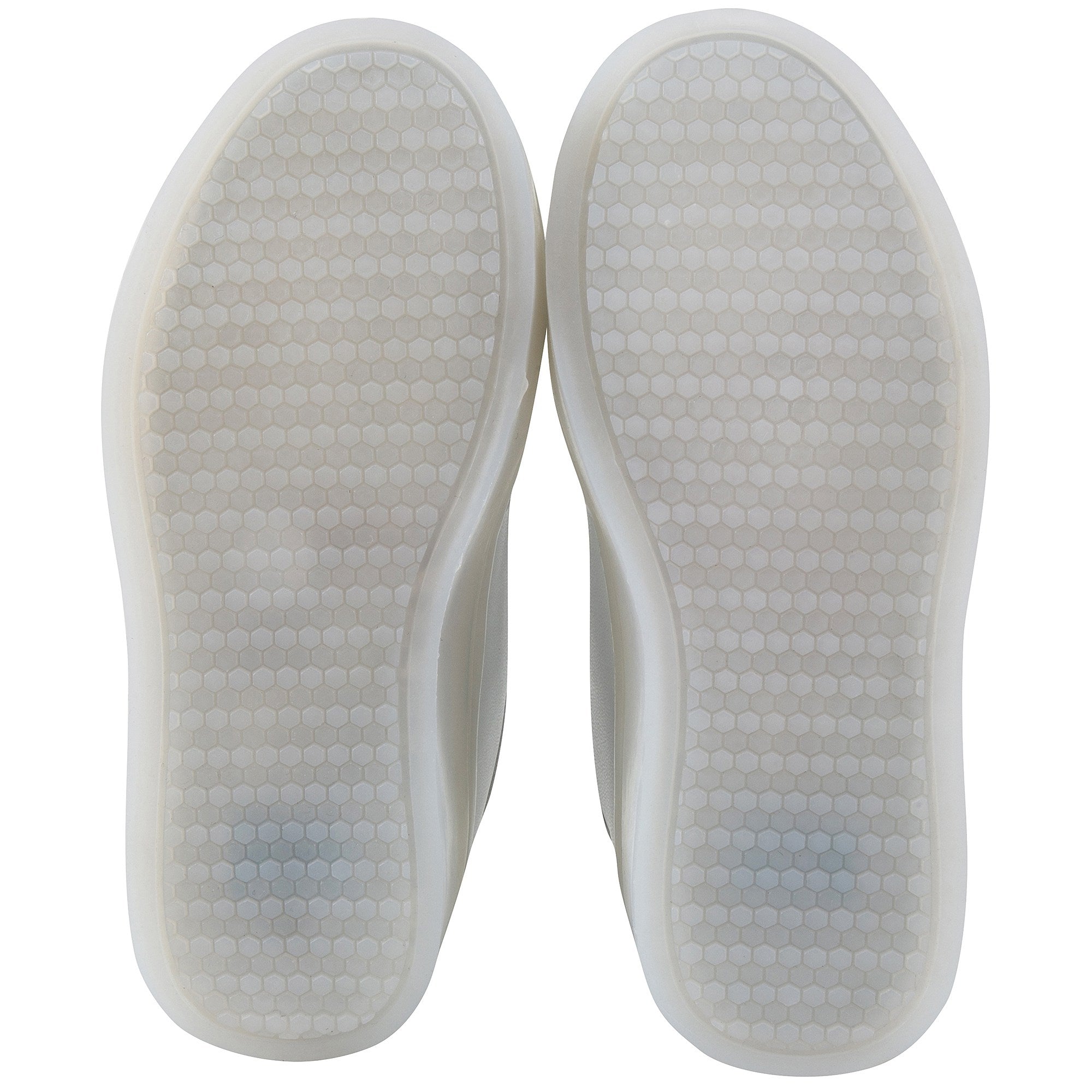 Girls White Flashing Sneakers