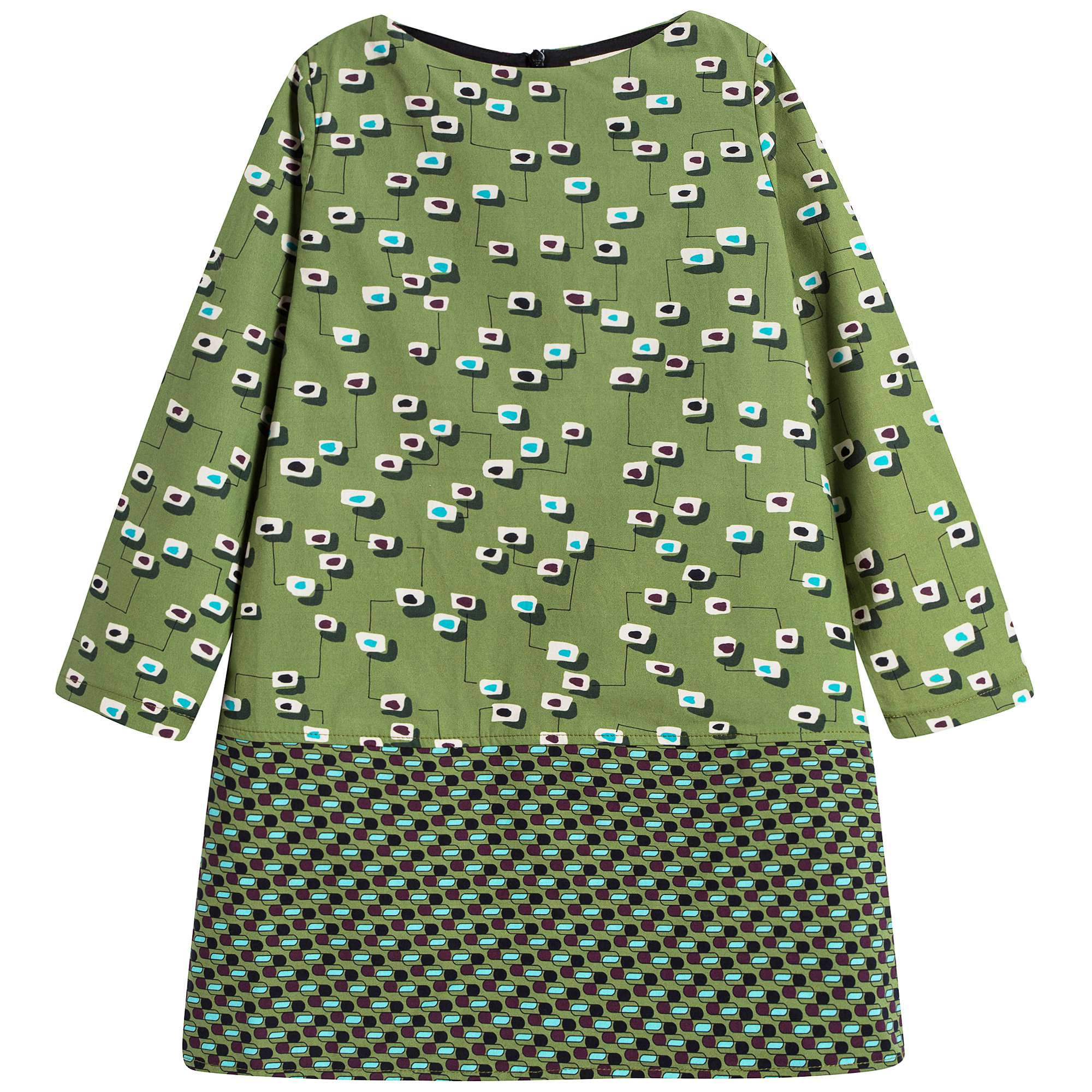 Girls Double Prints Dress