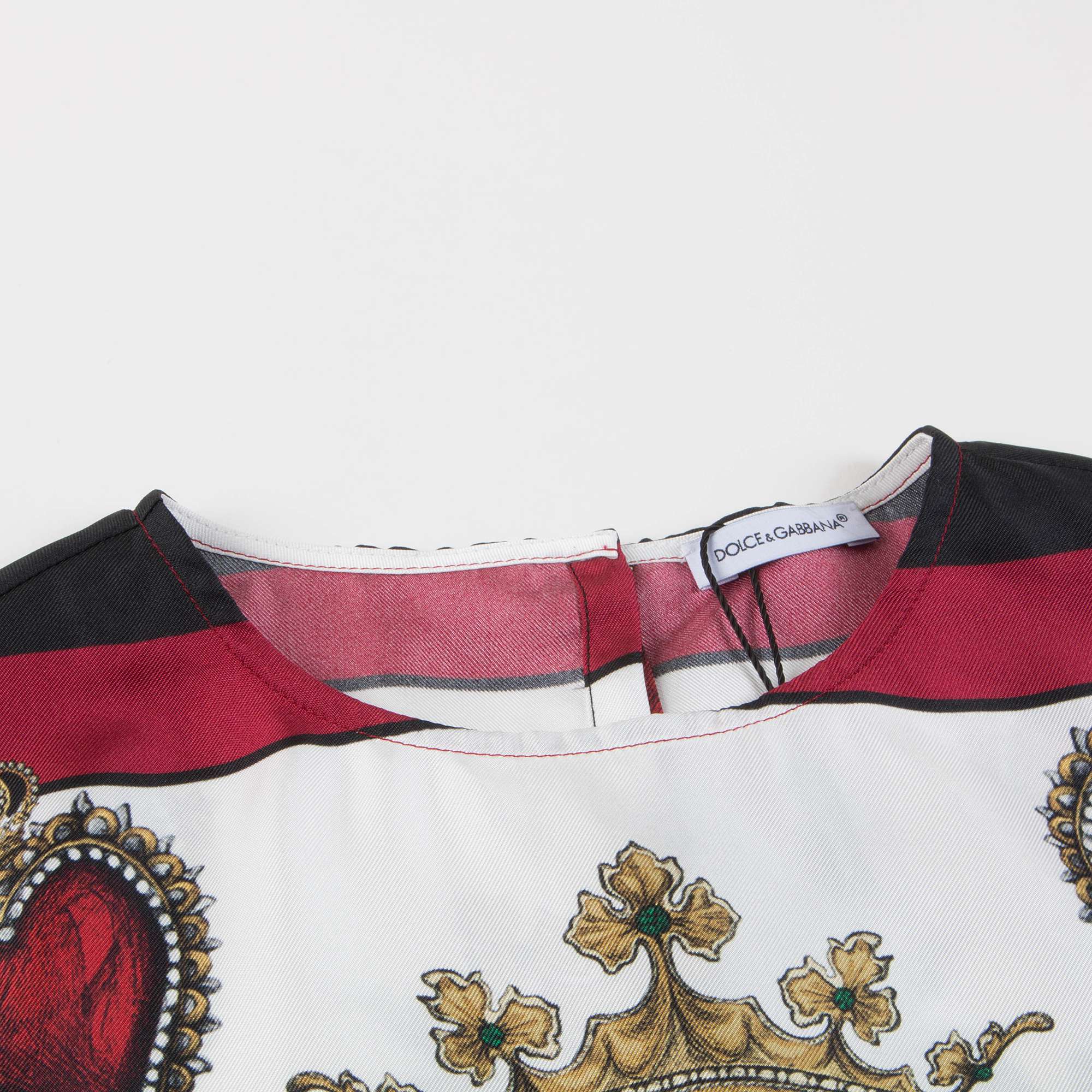 Girls Black Poker Printed Silk Cloak