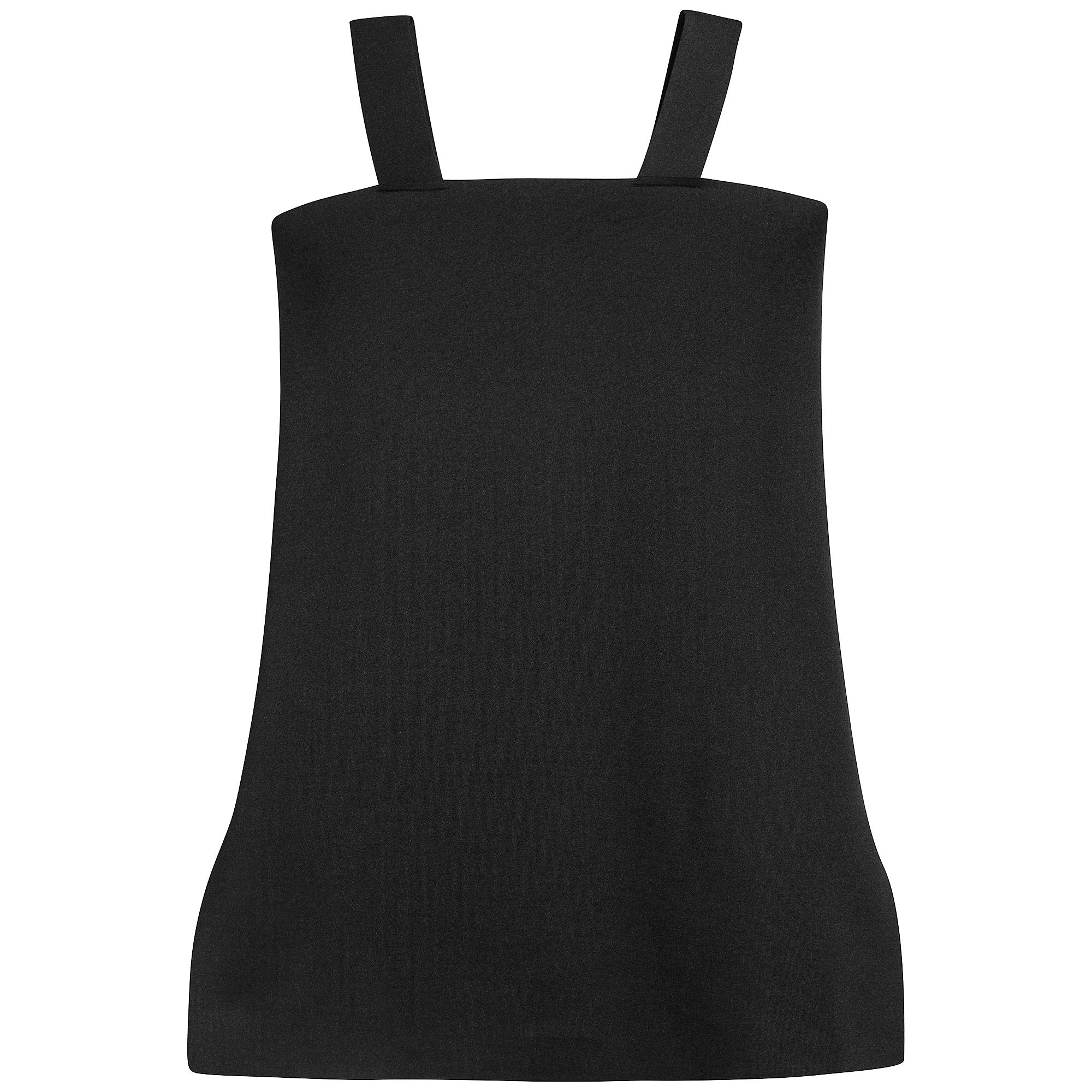 Girls Black Pinafore Dress