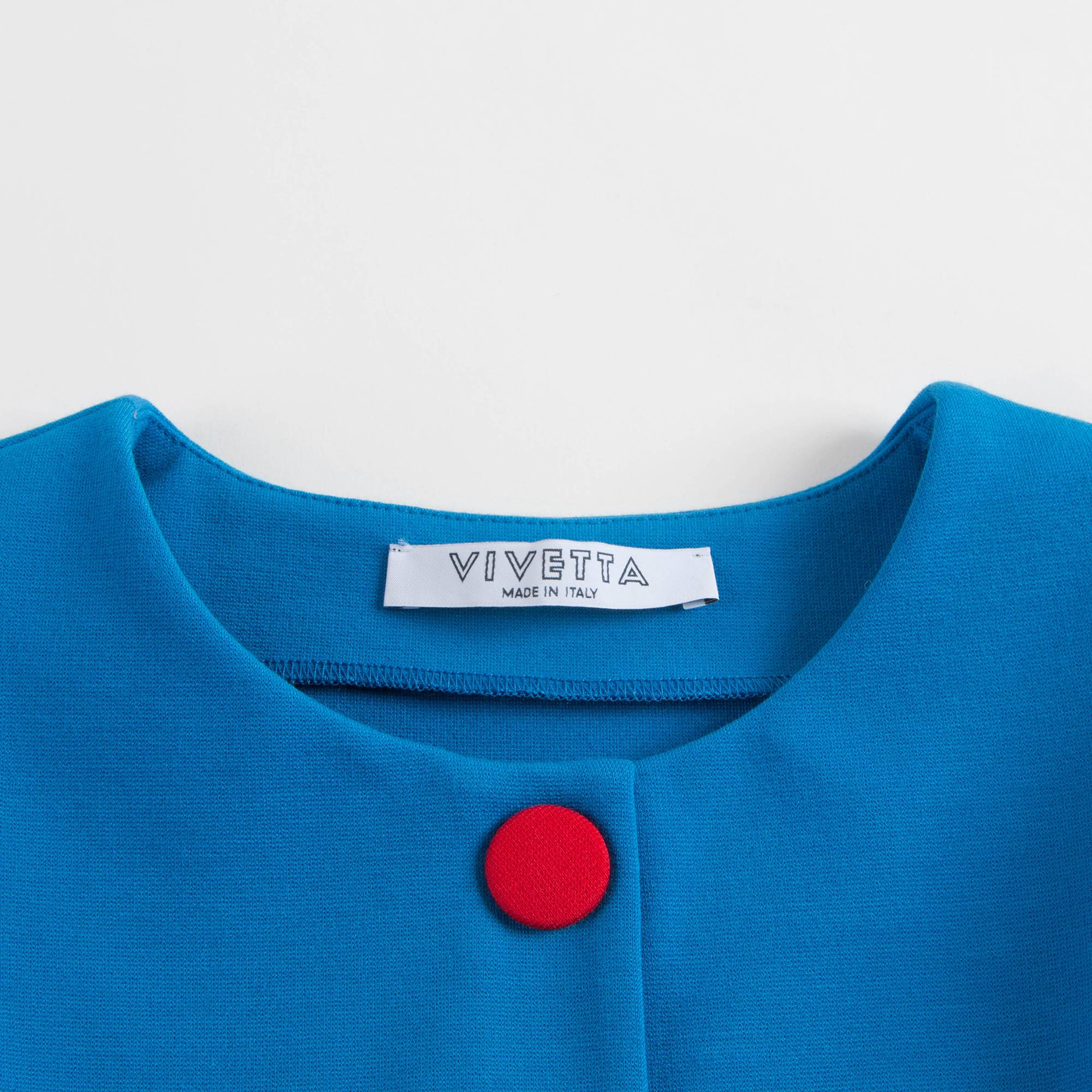 Girls Blue Bicolor Dress