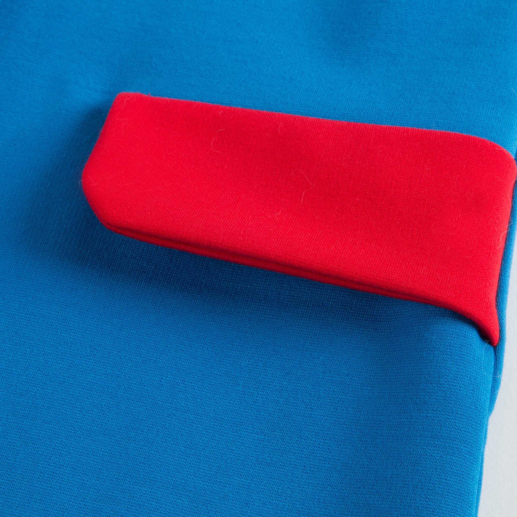 Girls Blue Bicolor Dress