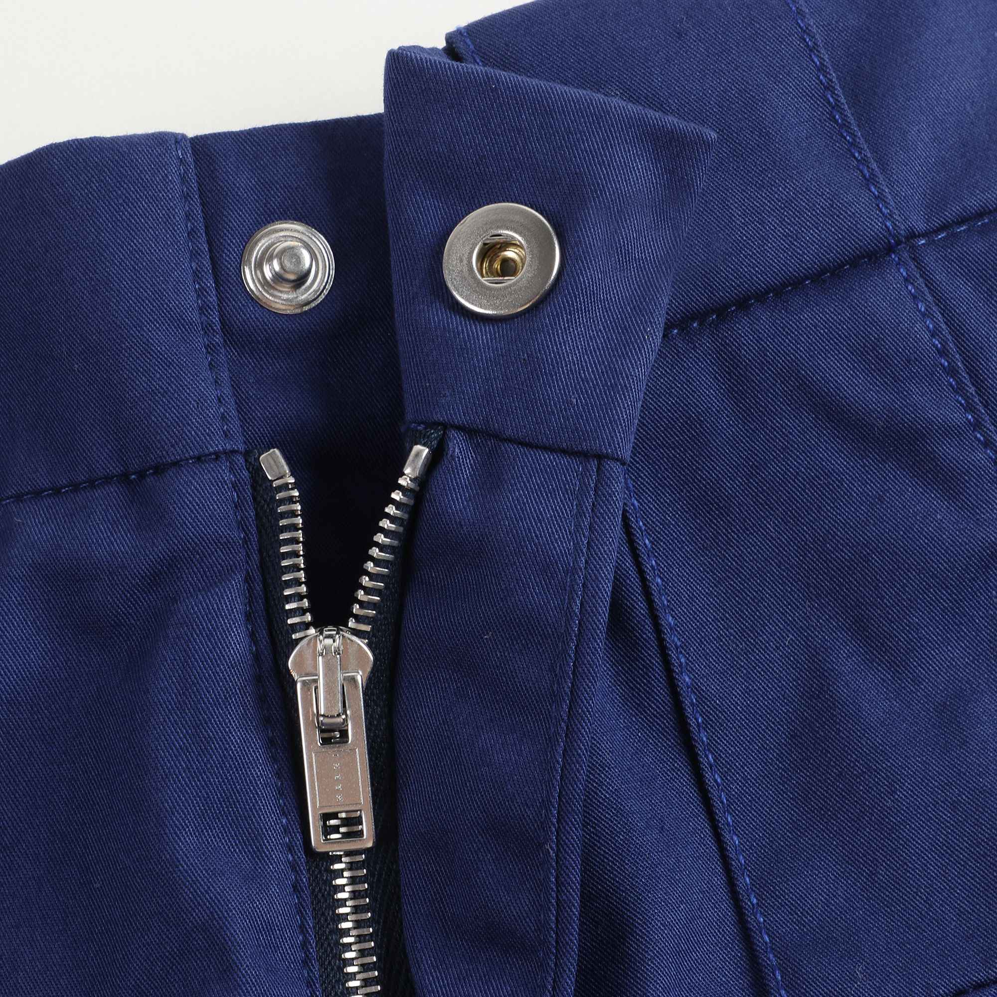 Girls Intense Blue Cotton Shorts