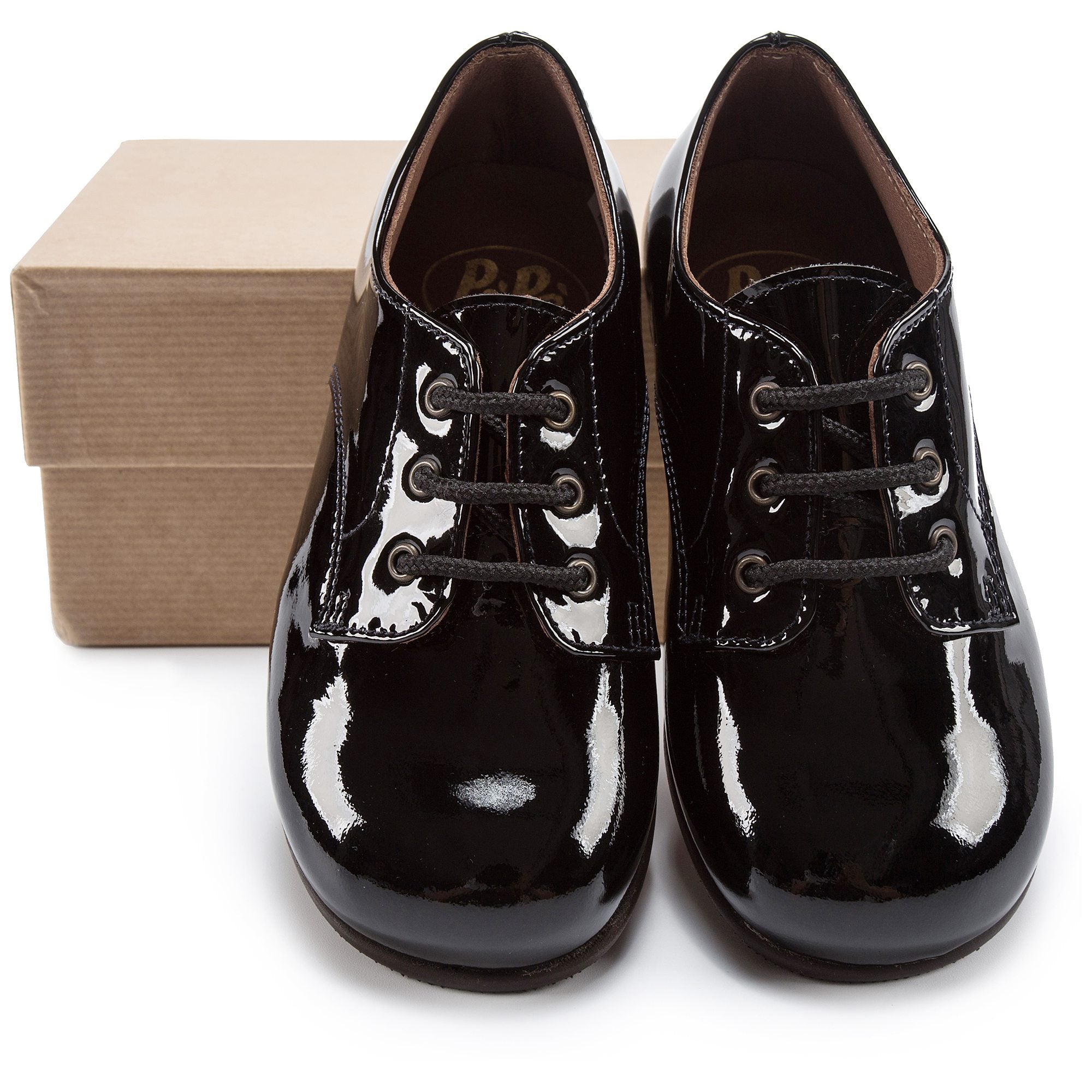 Girls Black Vernice Shoes