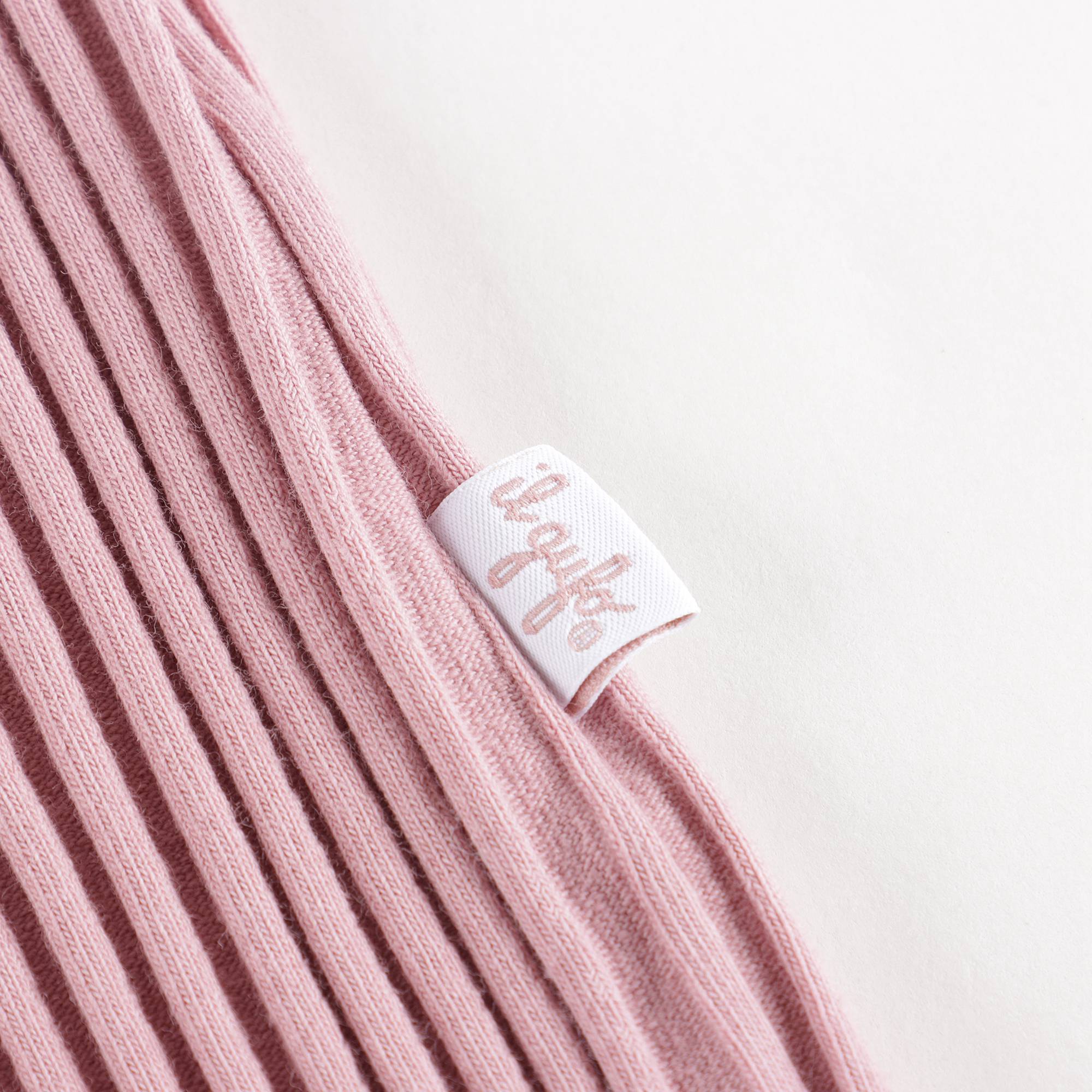 Girls Pink Cotton Turtleneck