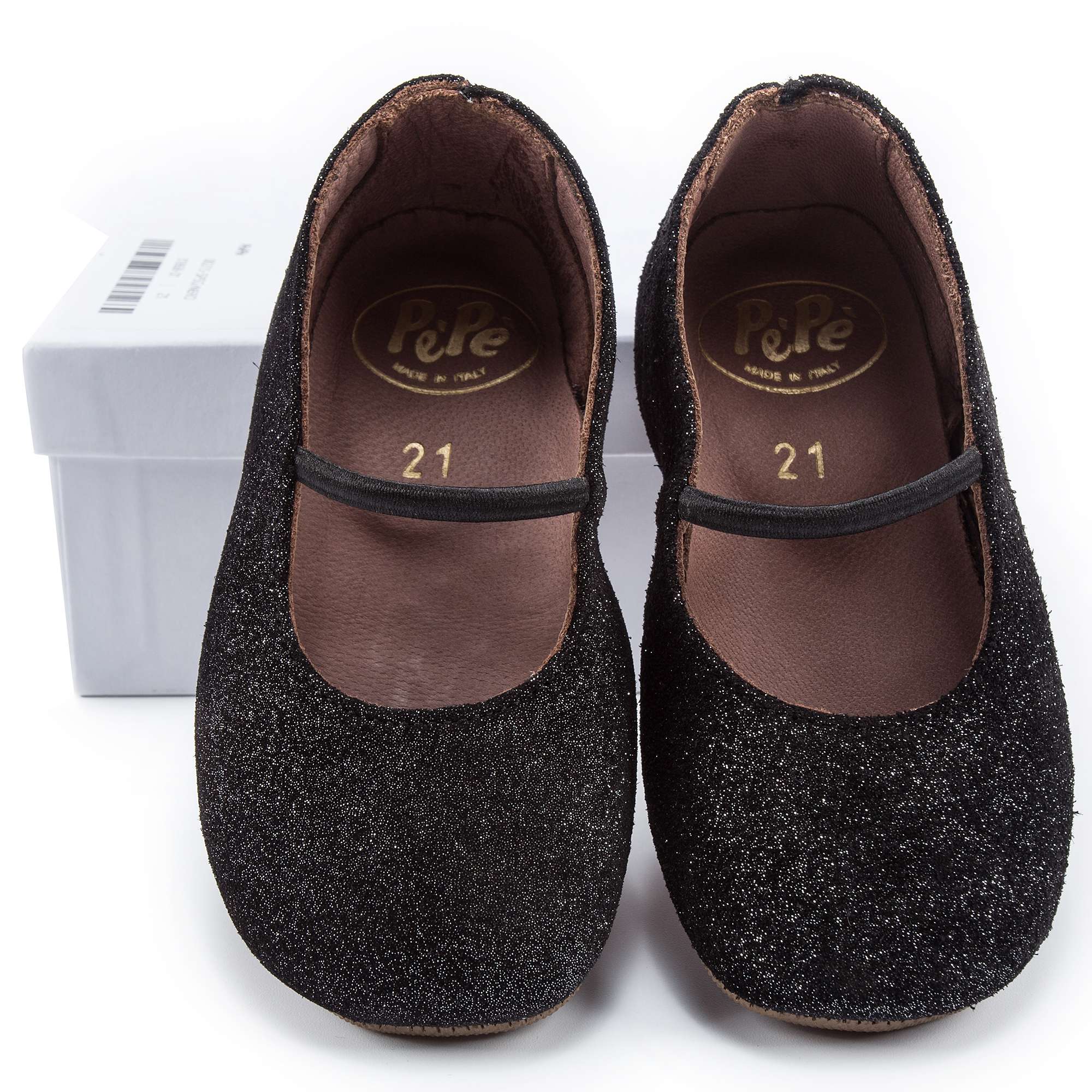 Girls Black "Spsg" Shoes