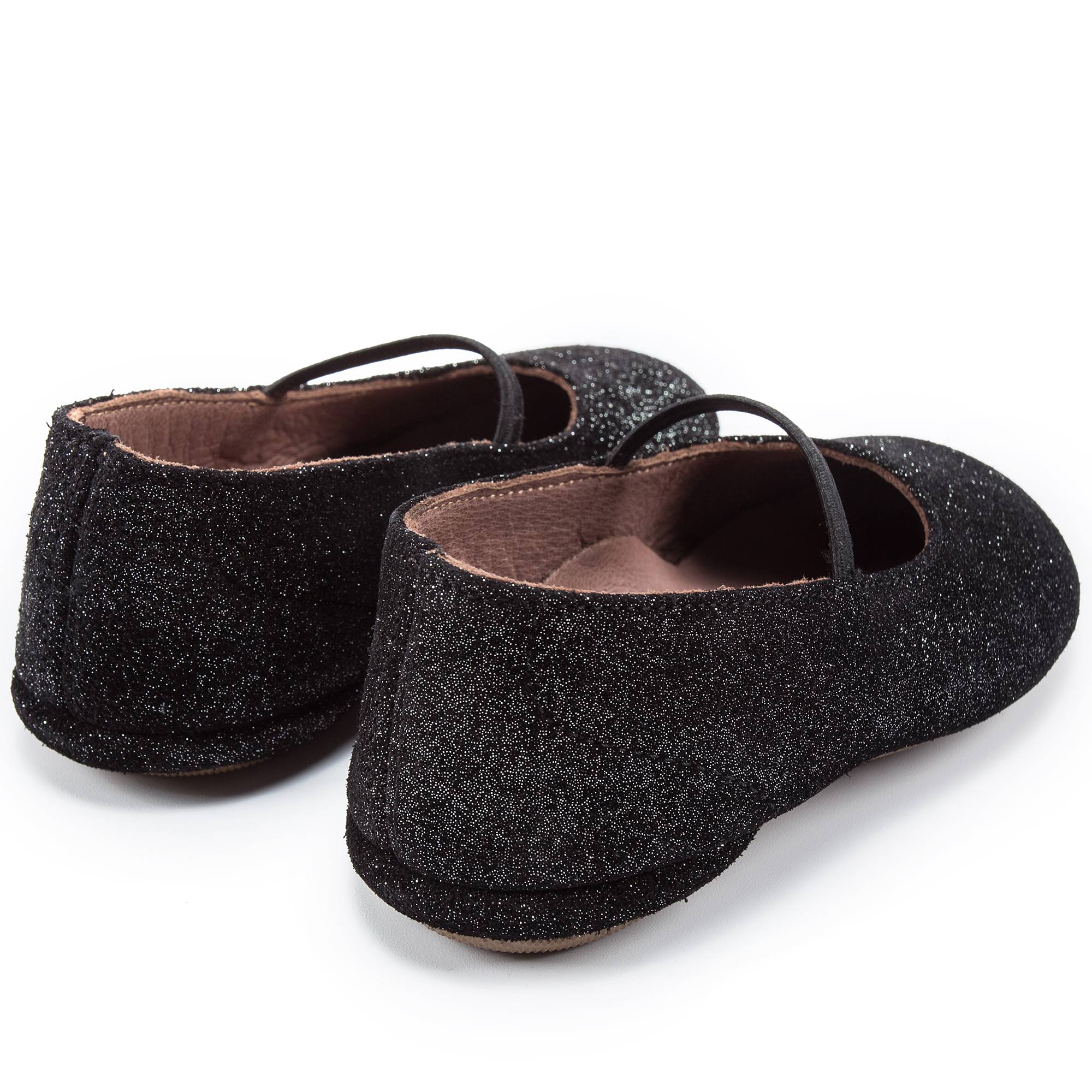 Girls Black "Spsg" Shoes