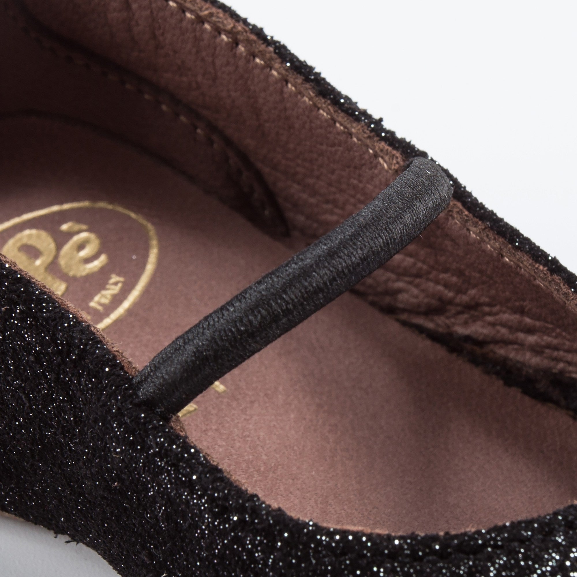 Girls Black "Spsg" Shoes